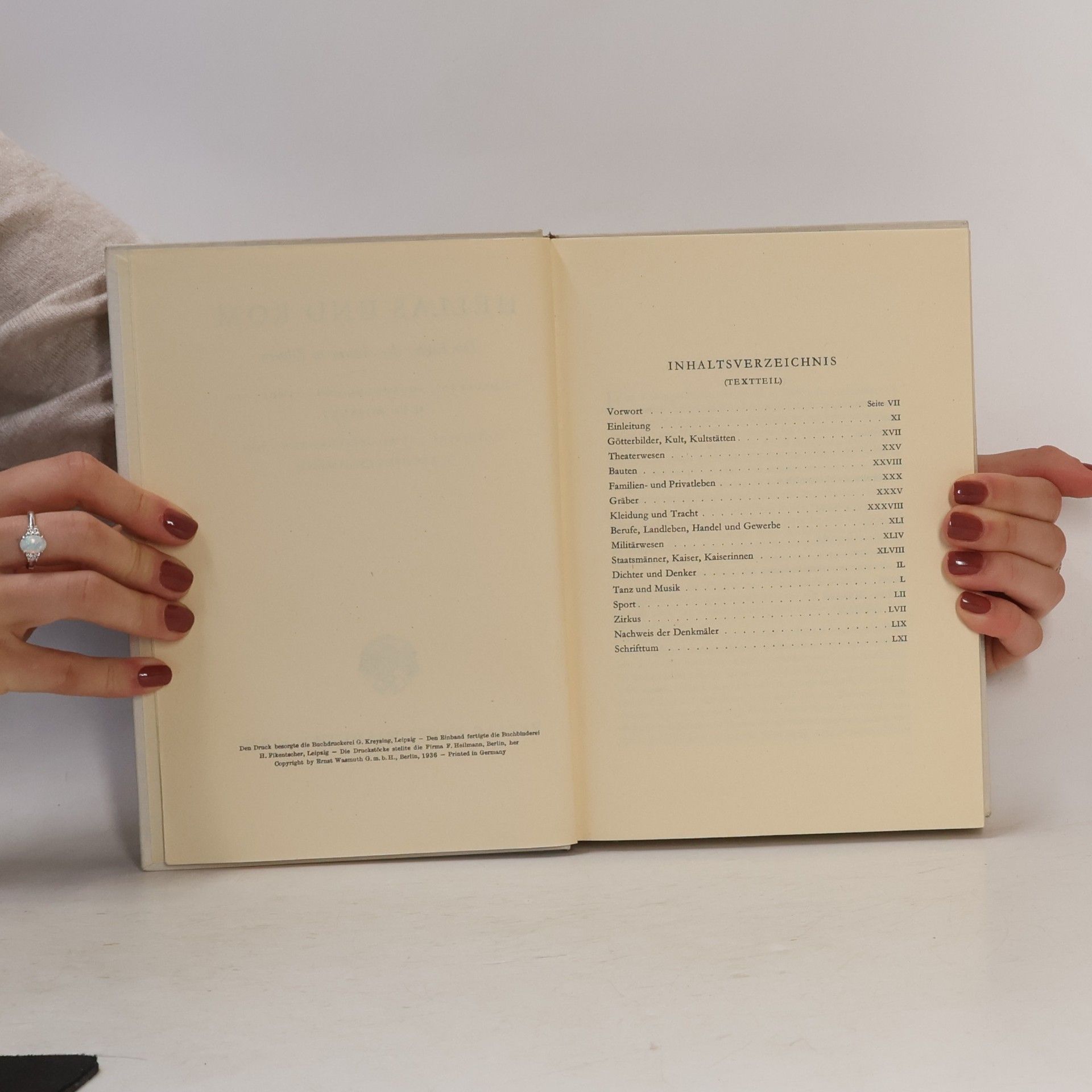 Various authors Hellas und Rom