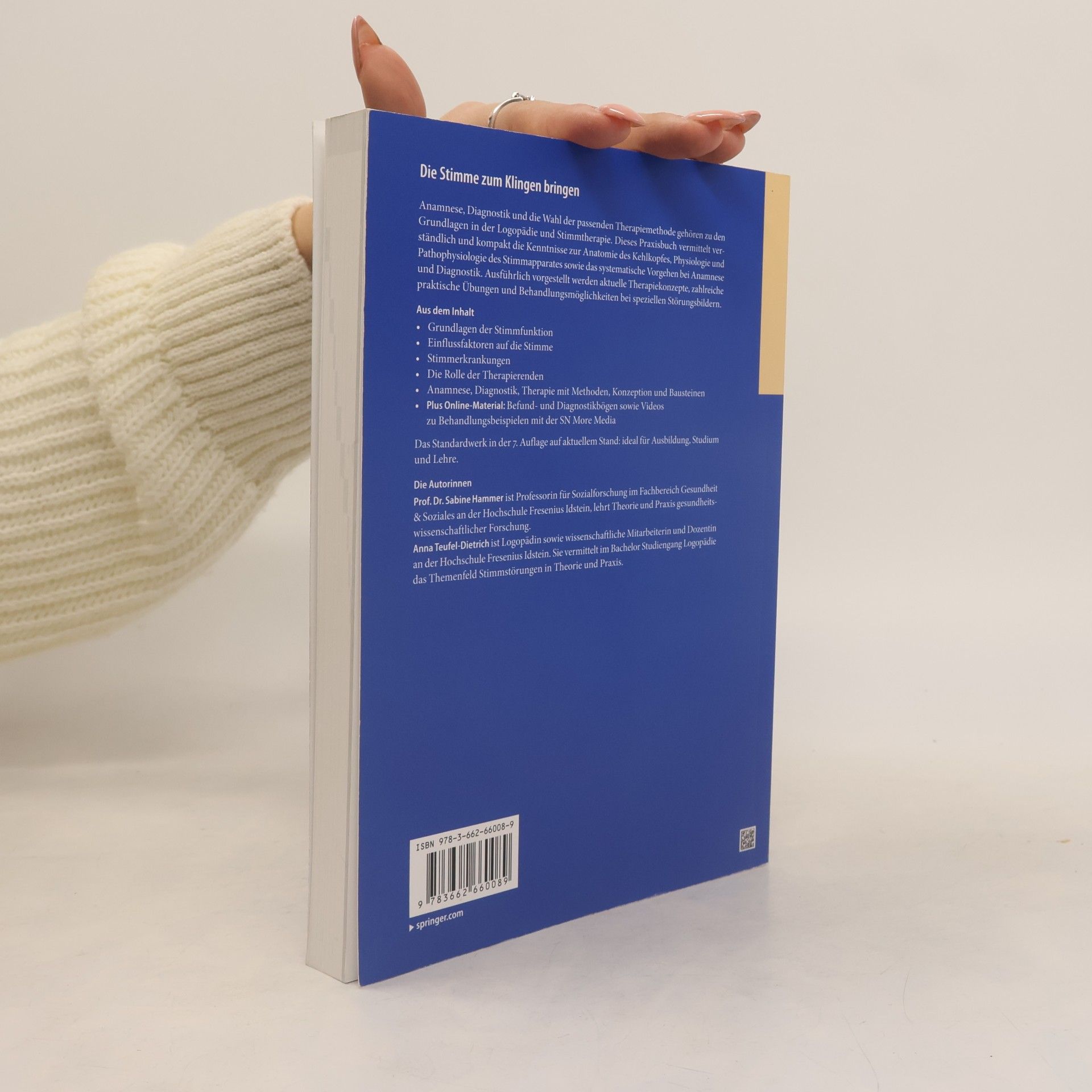 Sabine S. Hammer Stimmtherapie mit Erwachsenen