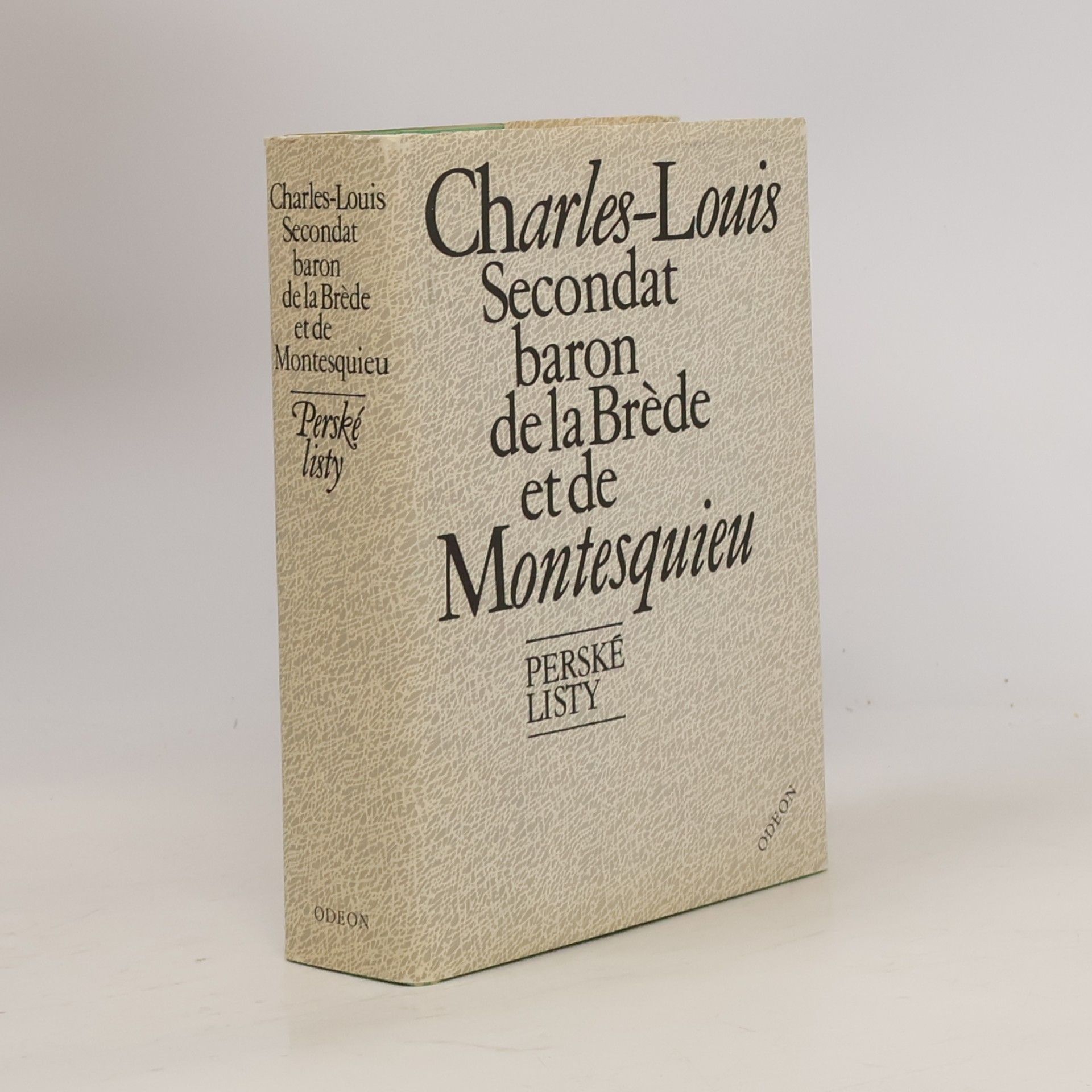 Charles Louis de Secondat de Montesquieu Perské listy