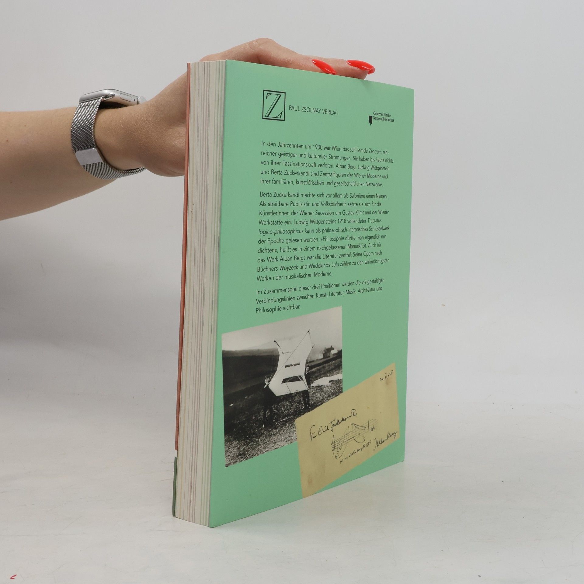 Bernhard Fetz Berg, Wittgenstein, Zuckerkandl