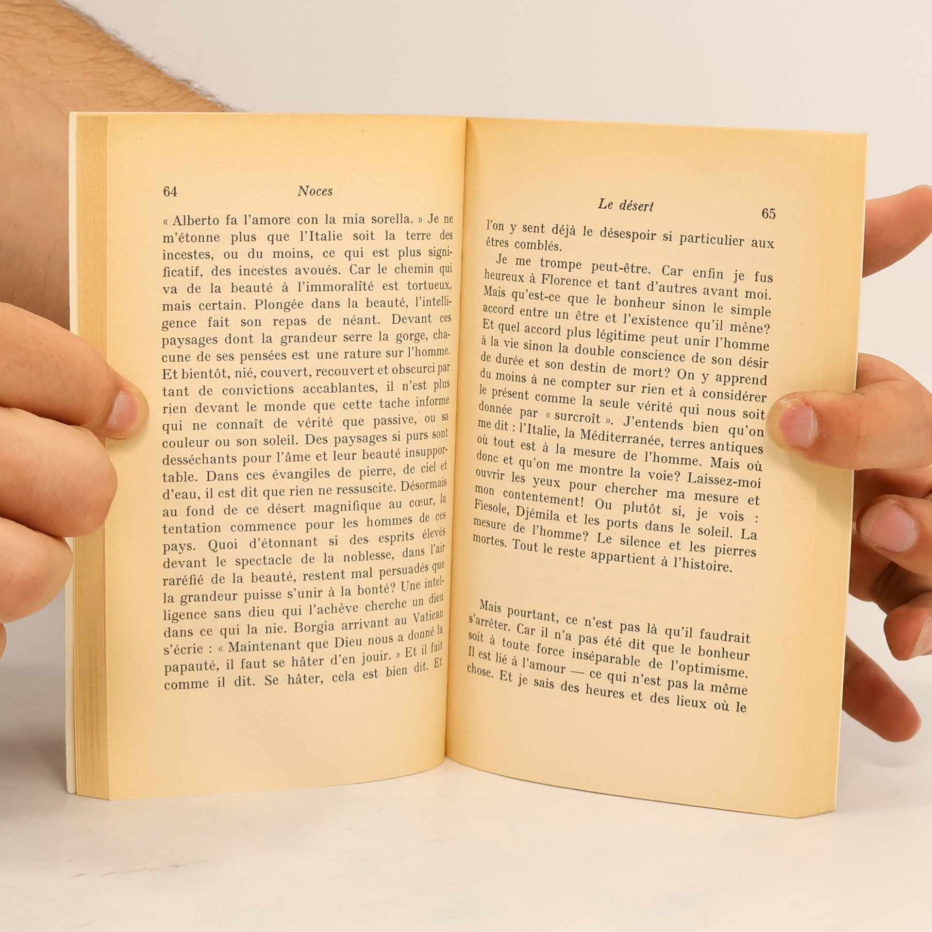 Albert Camus Noces suivi de L’été