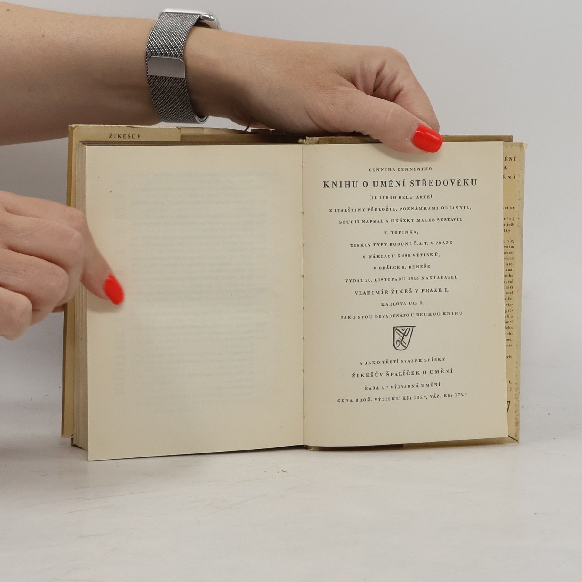 Cennino Cennini Kniha o umění středověku (Il libro dell' arte)