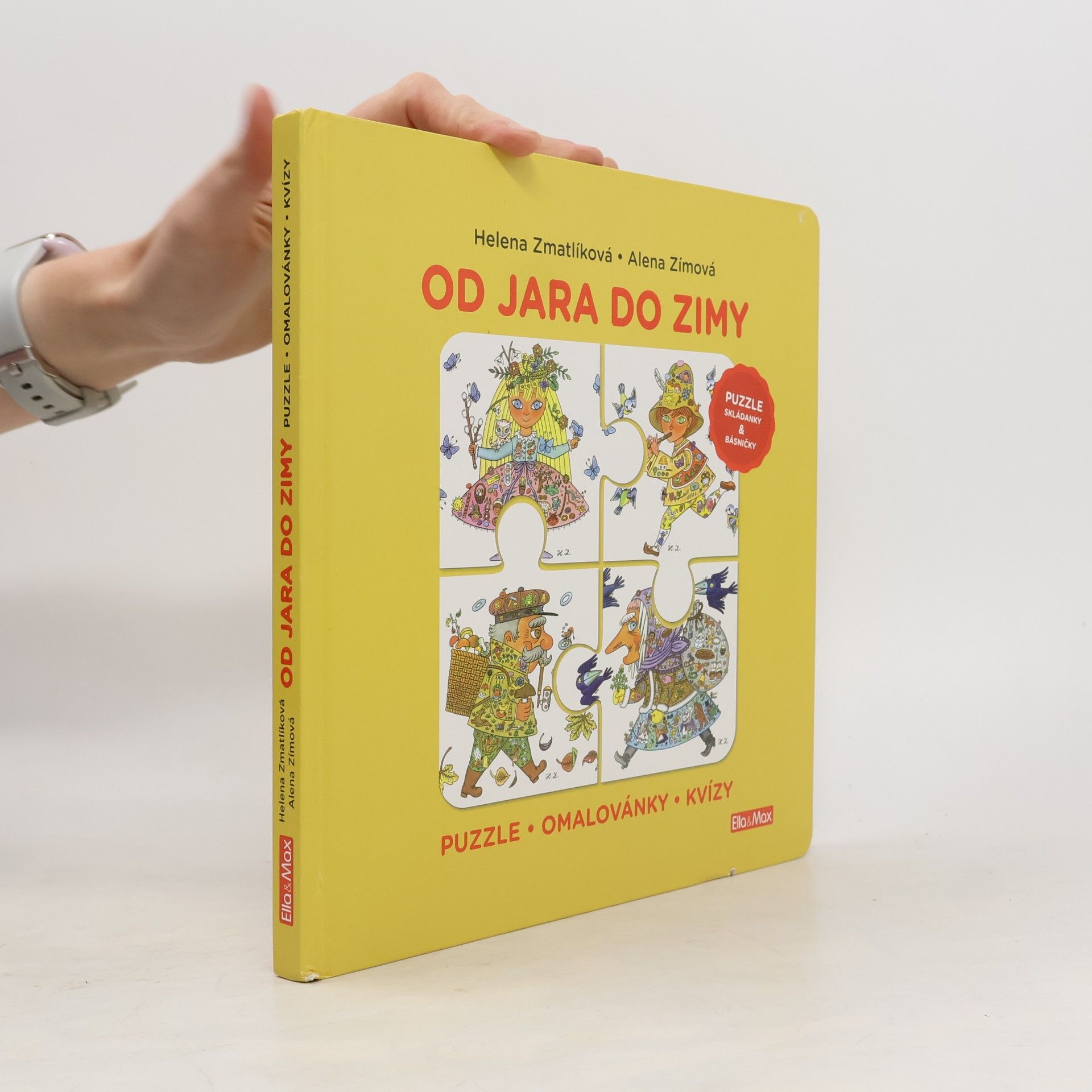 Alena Zímová Od jara do zimy: puzzle, omalovánky, kvízy