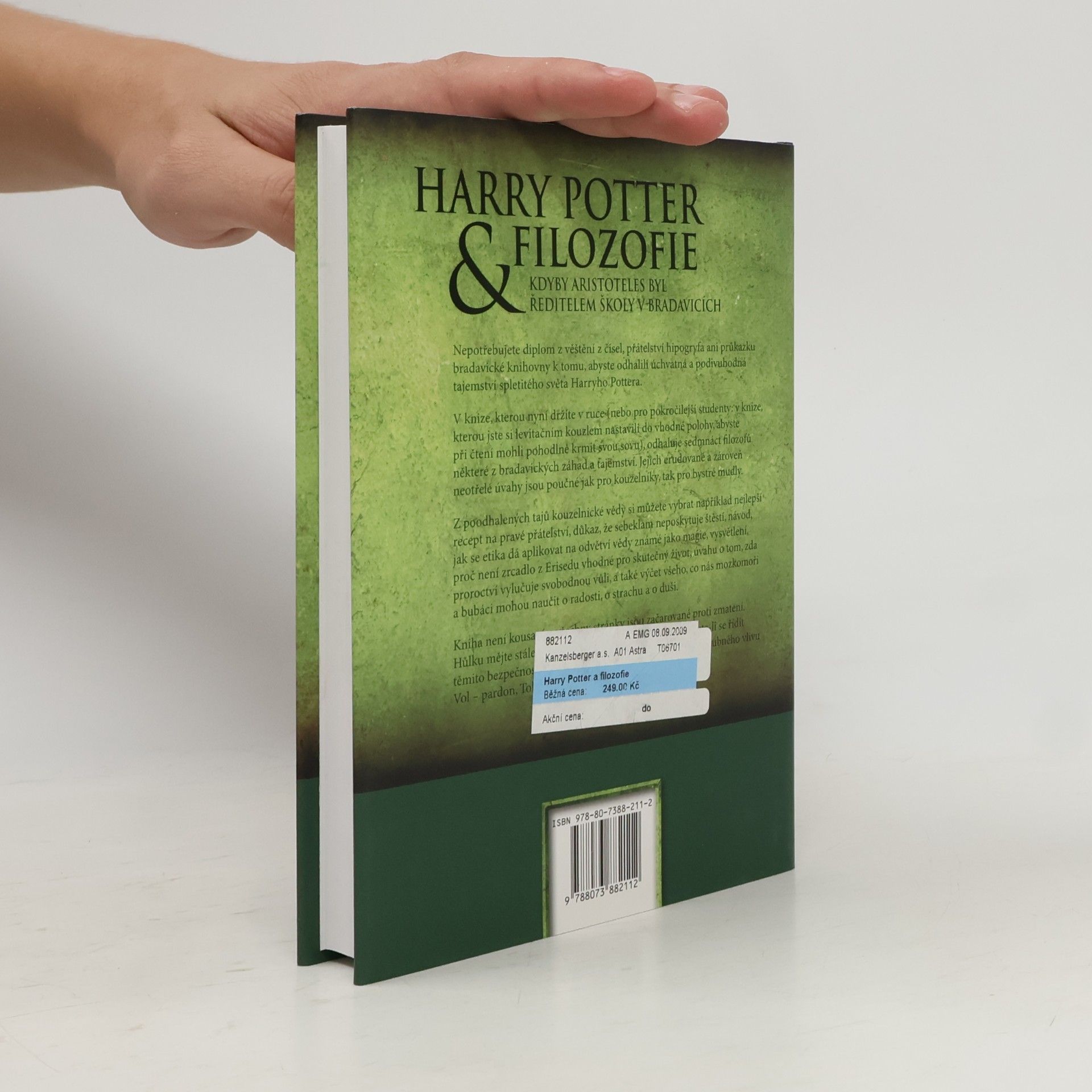 David Baggett Harry Potter & filozofie: Kdyby Aristoteles byl ředitelem školy v Bradavicích