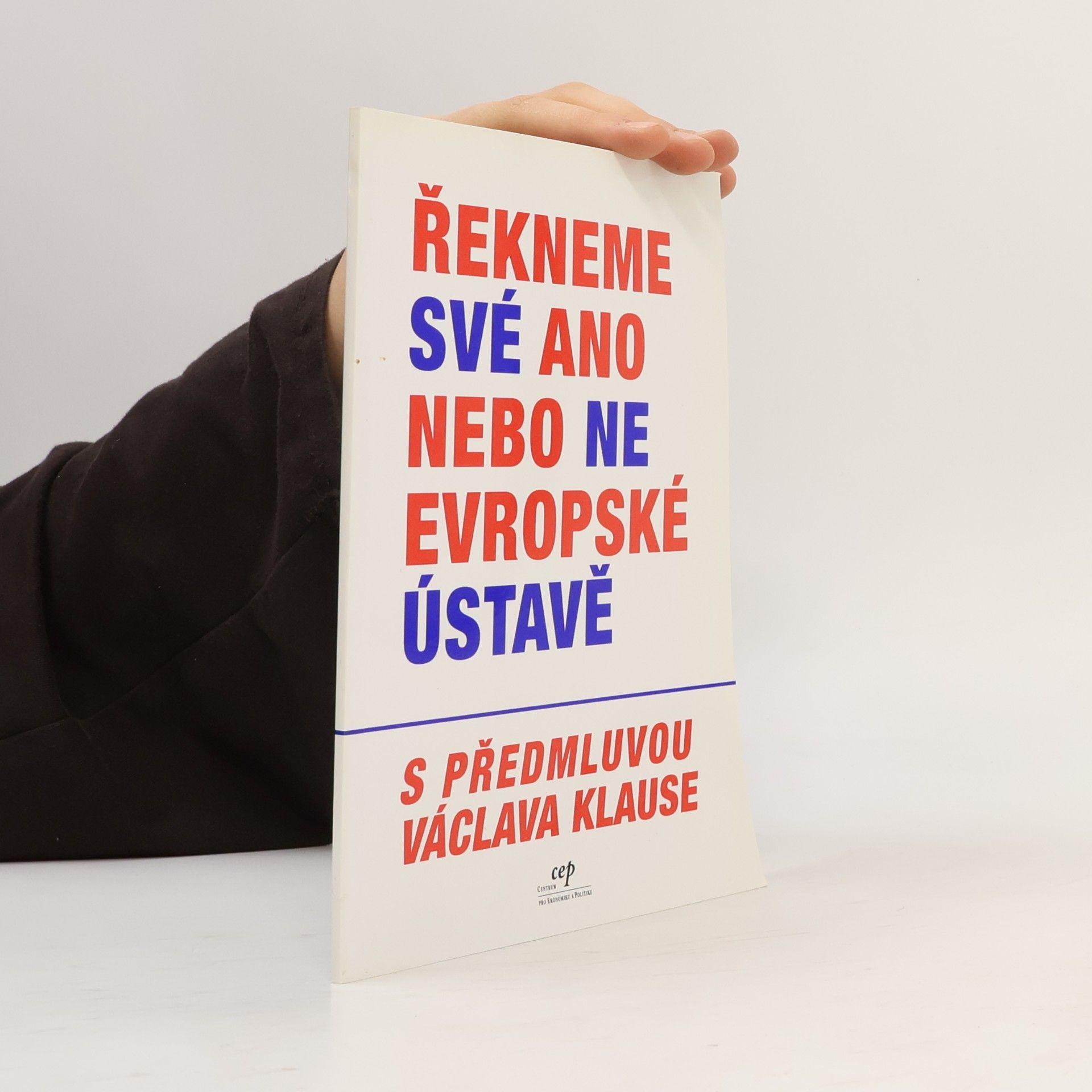 Václav Klaus Řekneme své ano nebo ne evropské ústavě