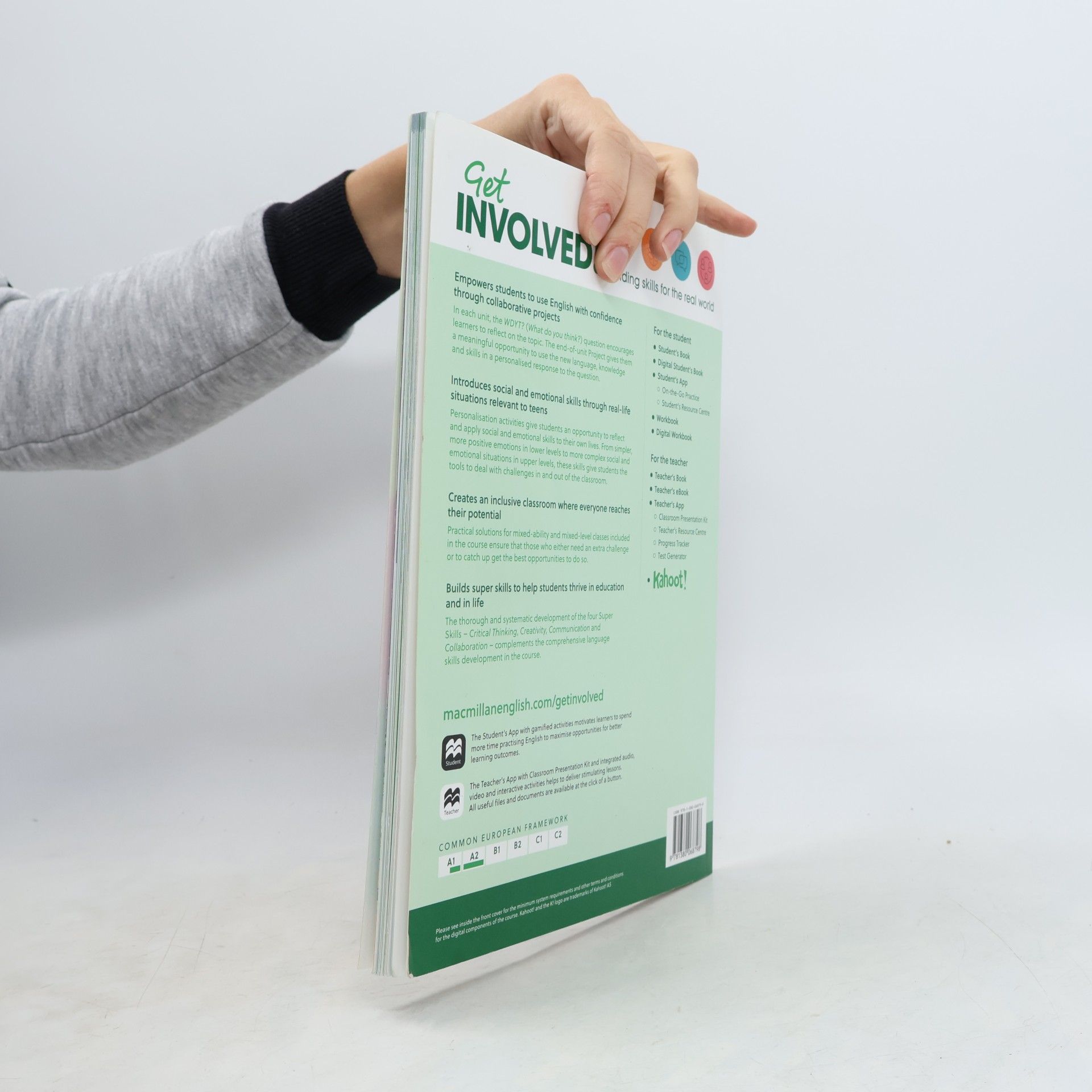 Macmillan Education Get Involved! A2 Student´s Book with Student´s App and Digital Student´s Book