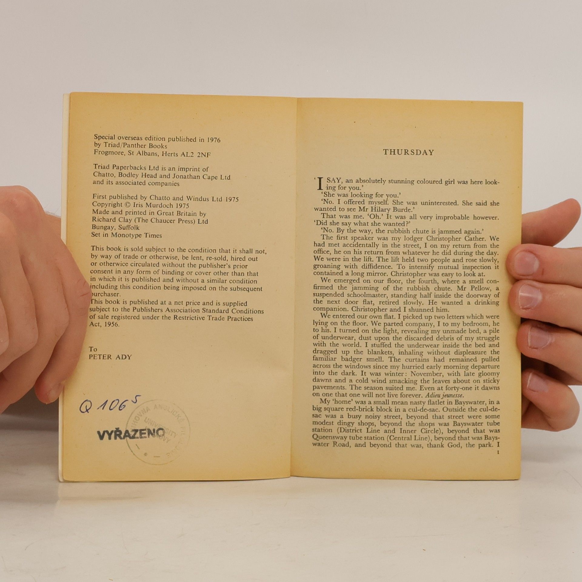 Iris Murdoch A Word Child