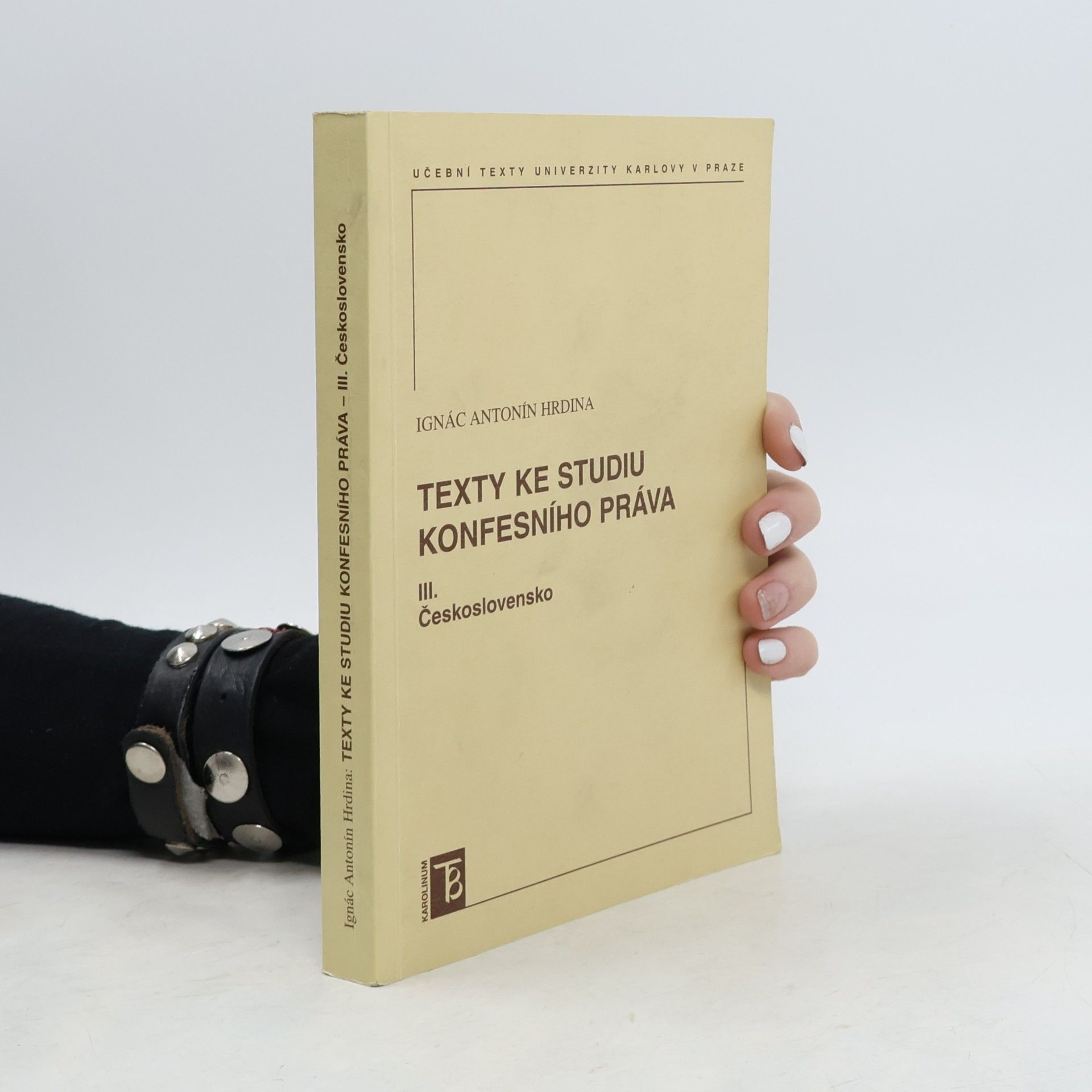 Ignác Antonín Hrdina Texty ke studiu konfesního práva III., Československo