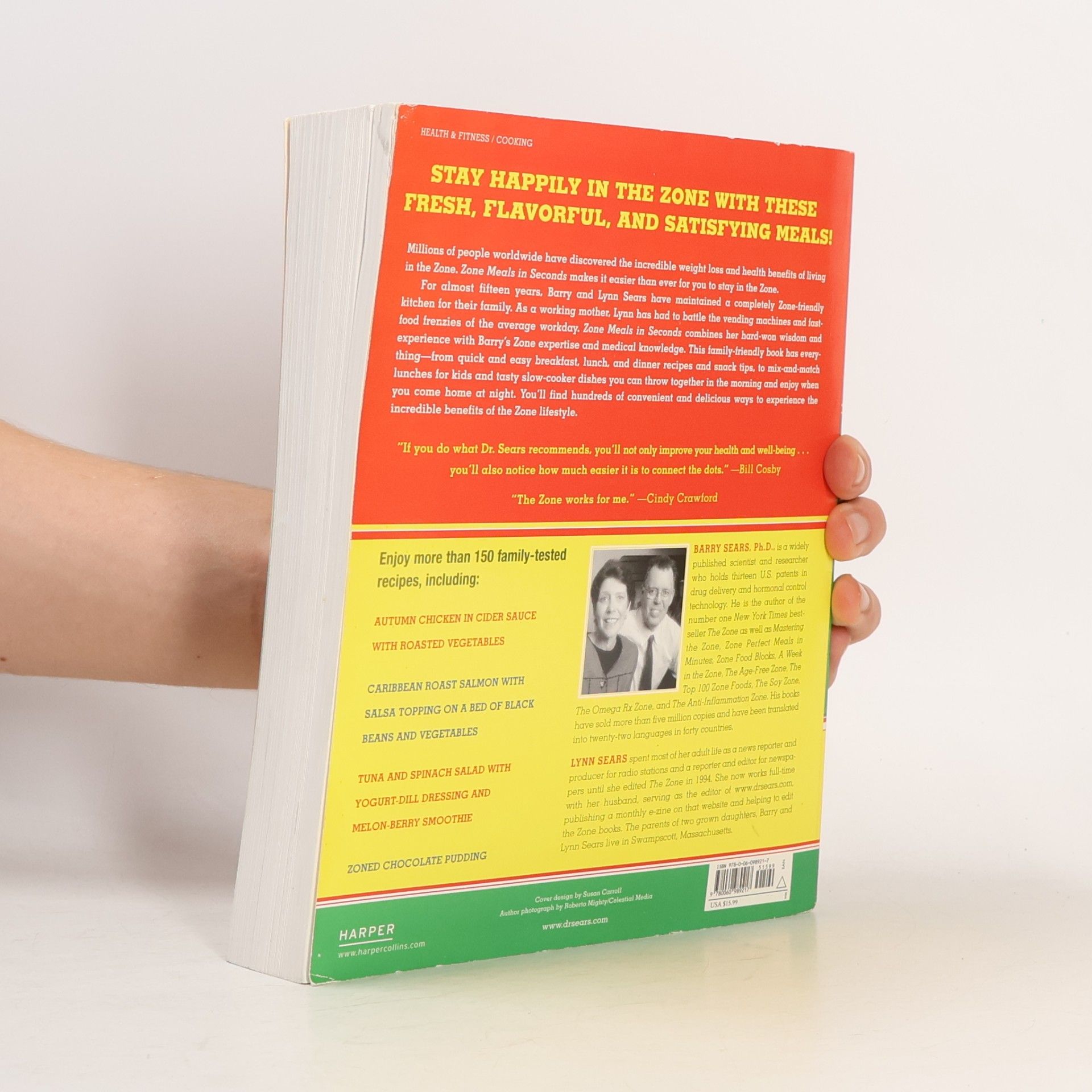 Barry Sears Zone: Zone Meals in Seconds