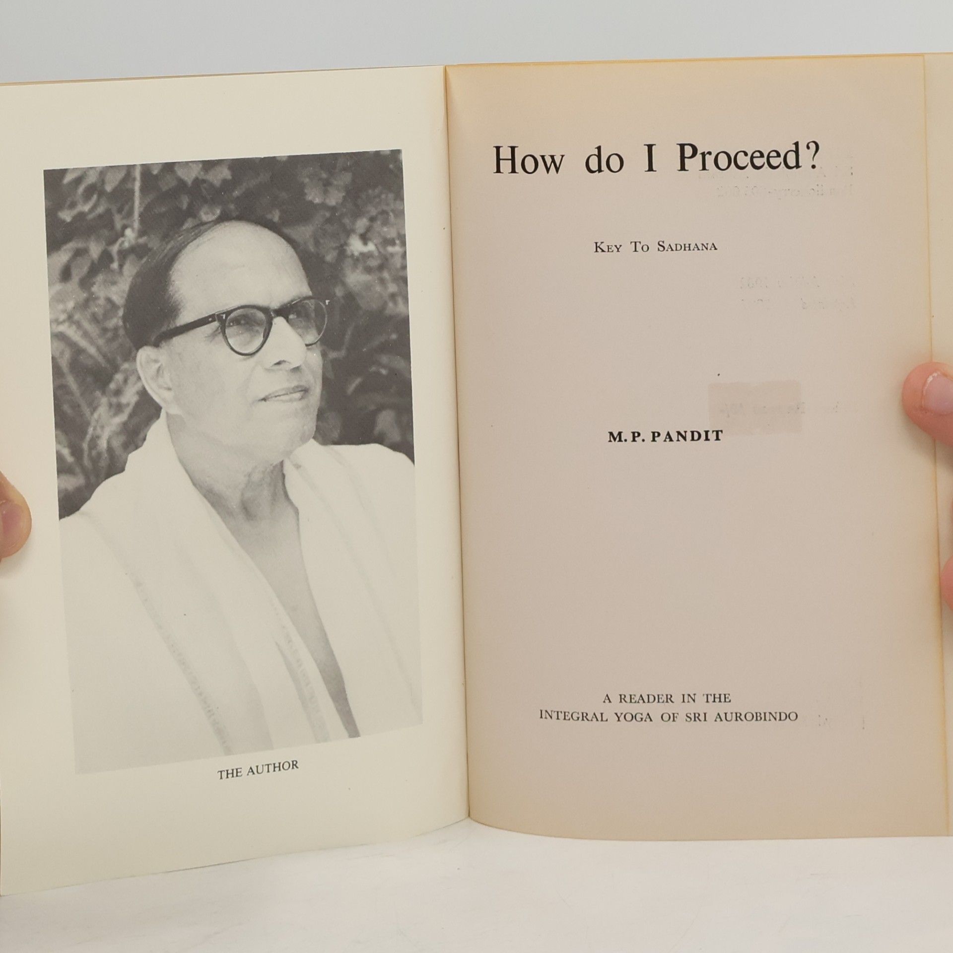 M. P. Pandit How do I Proceed?