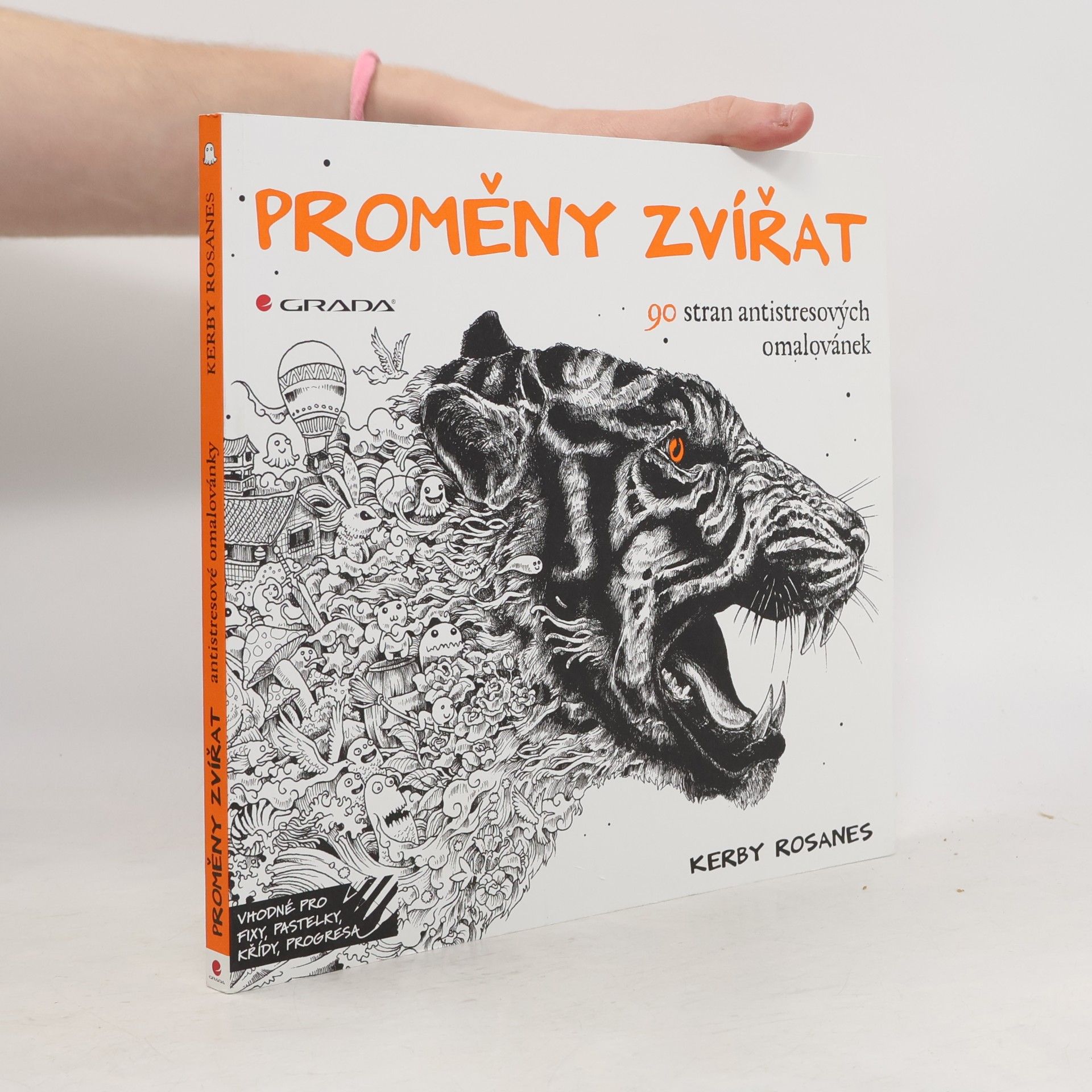 Kerby Rosanes Proměny zvířat : antistresové omalovánky