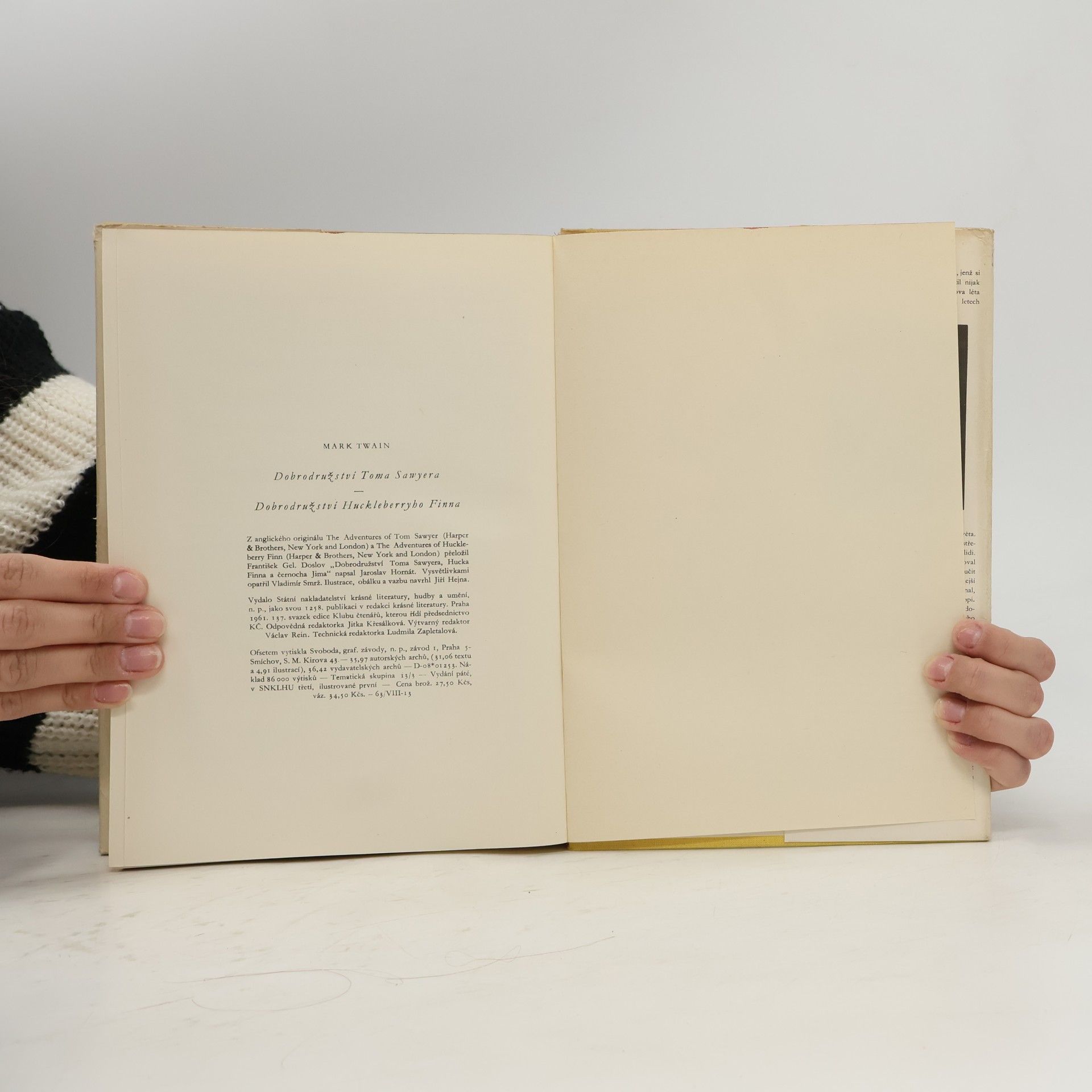 Mark Twain Dobrodružství Toma Sawyera a Huckleberryho Finna