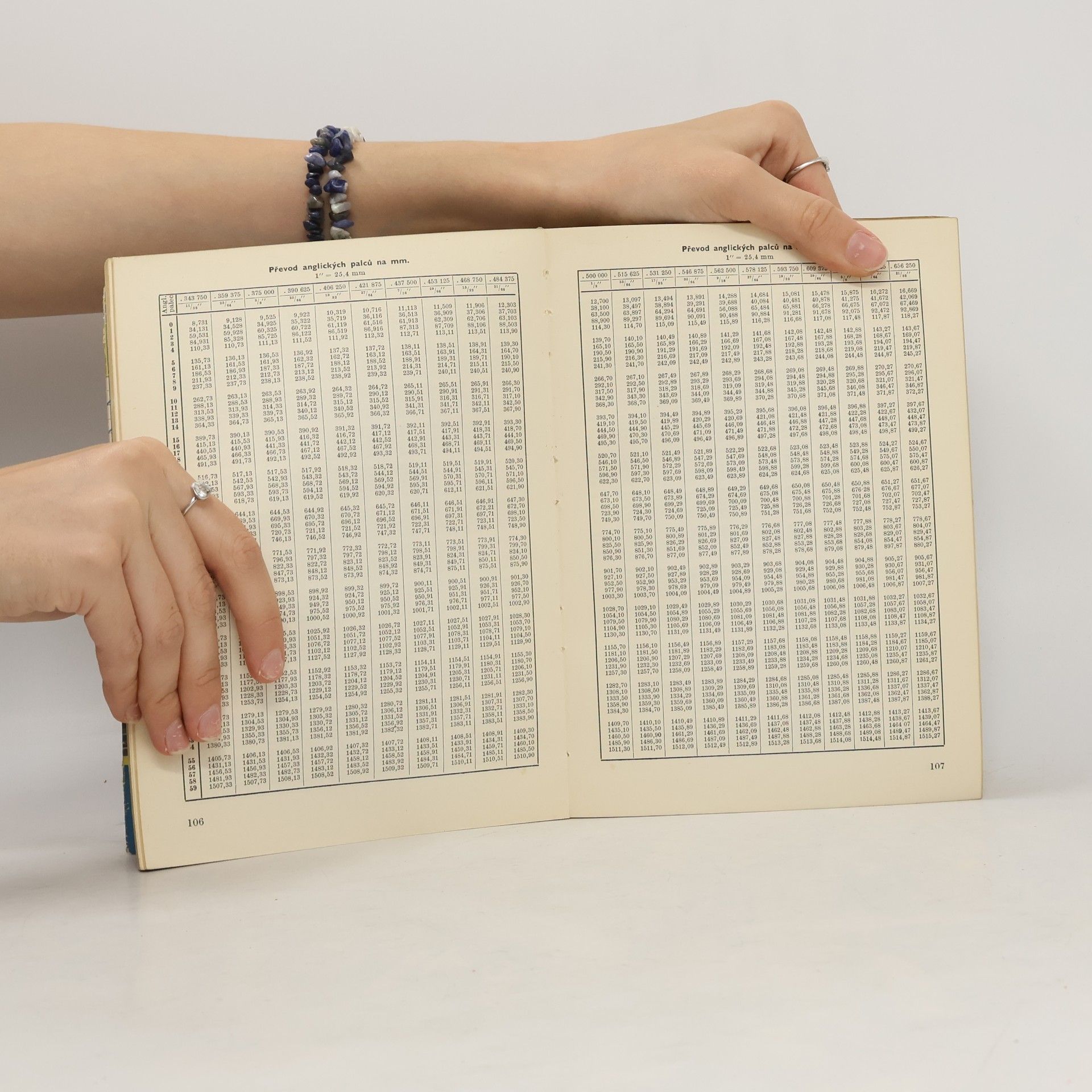 B. Janyš Výrobní tabulky. Matematické a dilenské tabulky