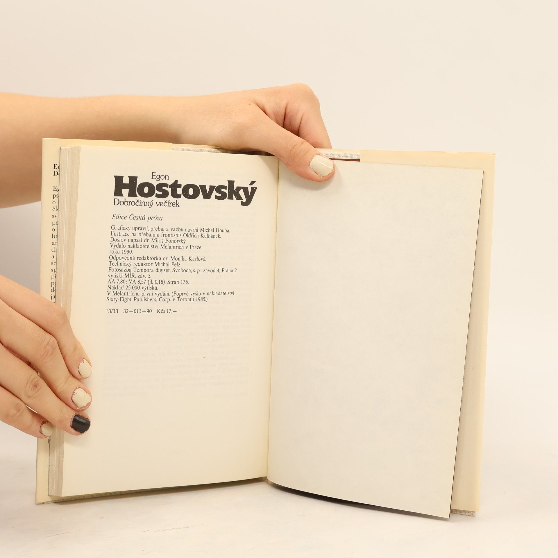 Egon Hostovský Dobročinný večírek