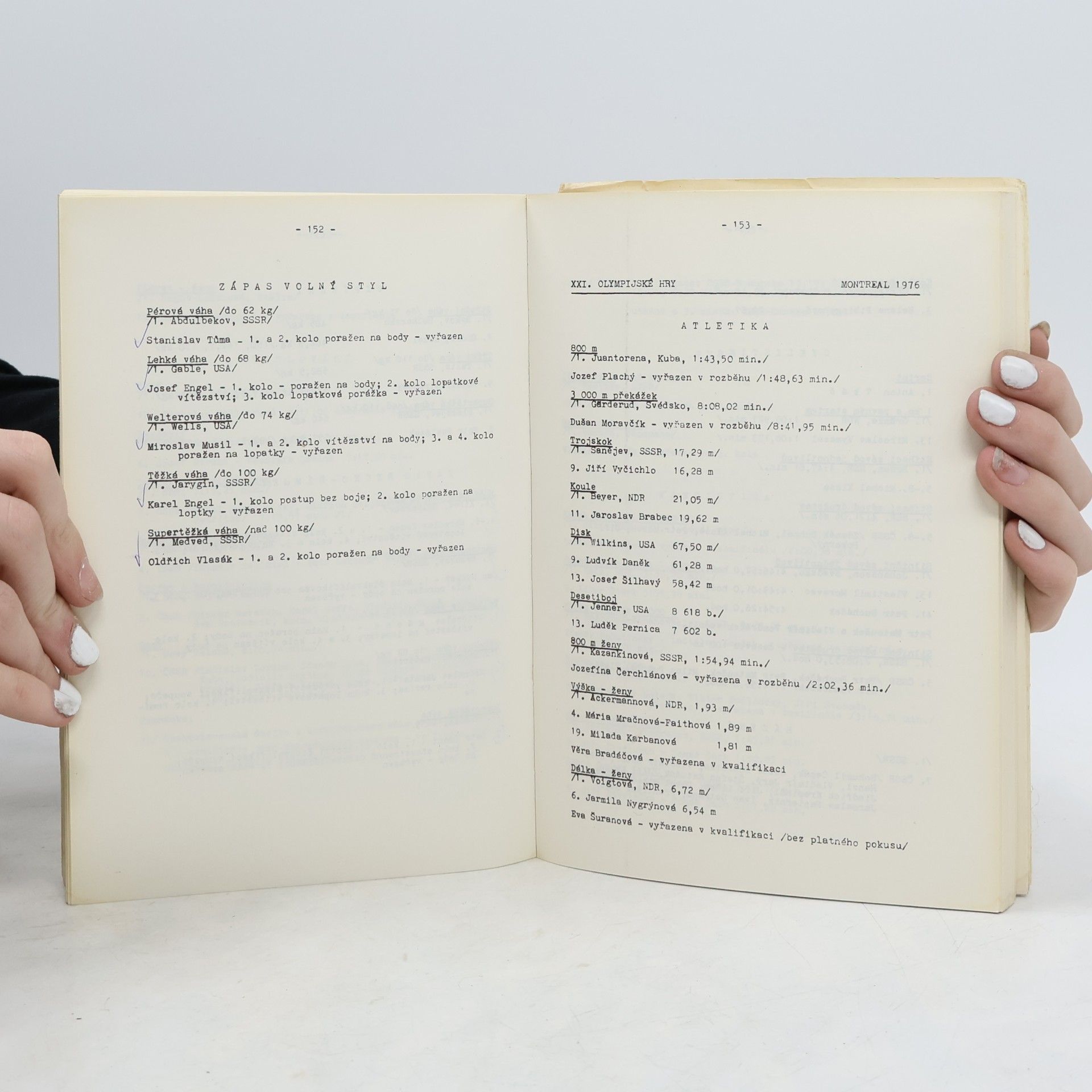 M. Klír Almanach československých olympioniků