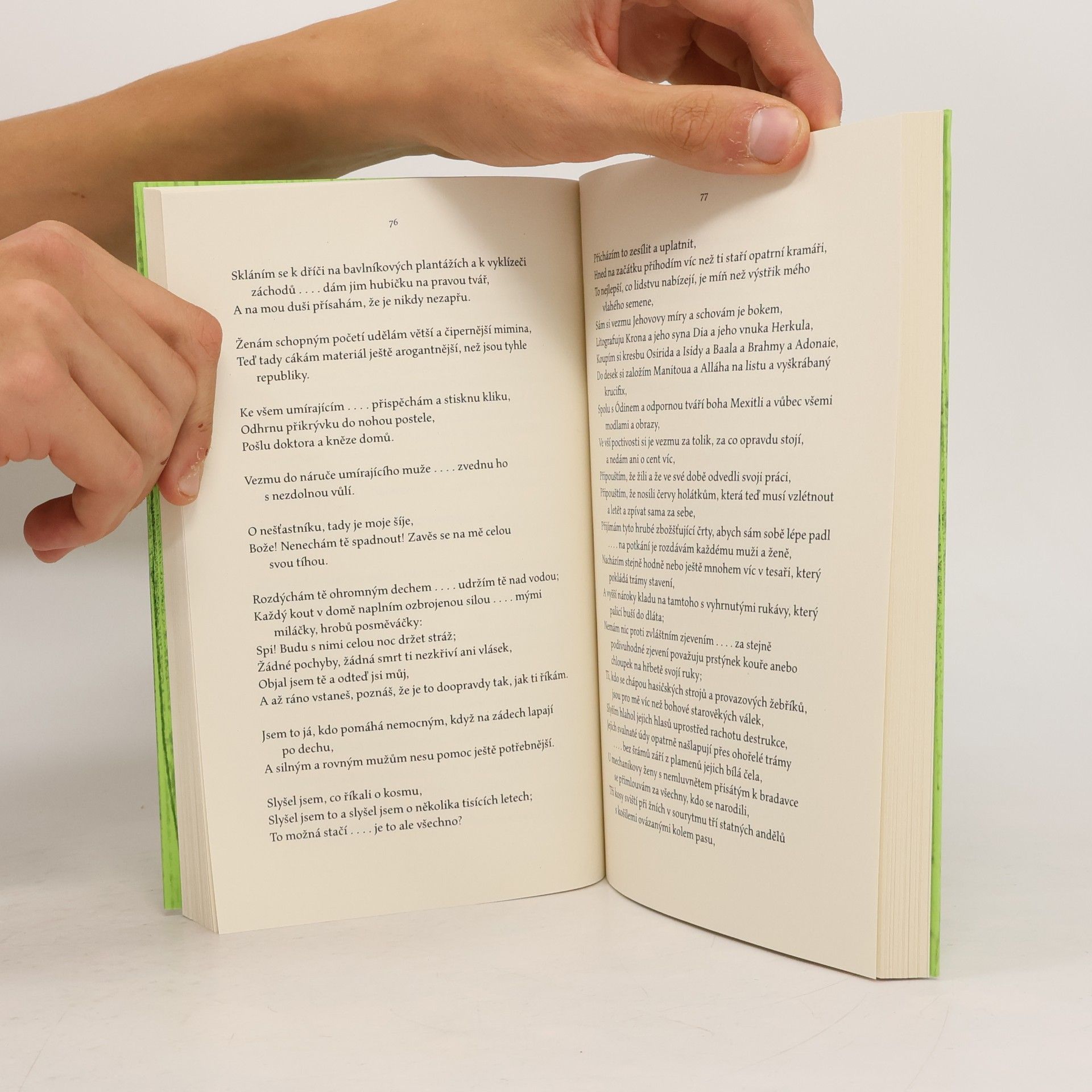 Walt Whitman Listy trávy
