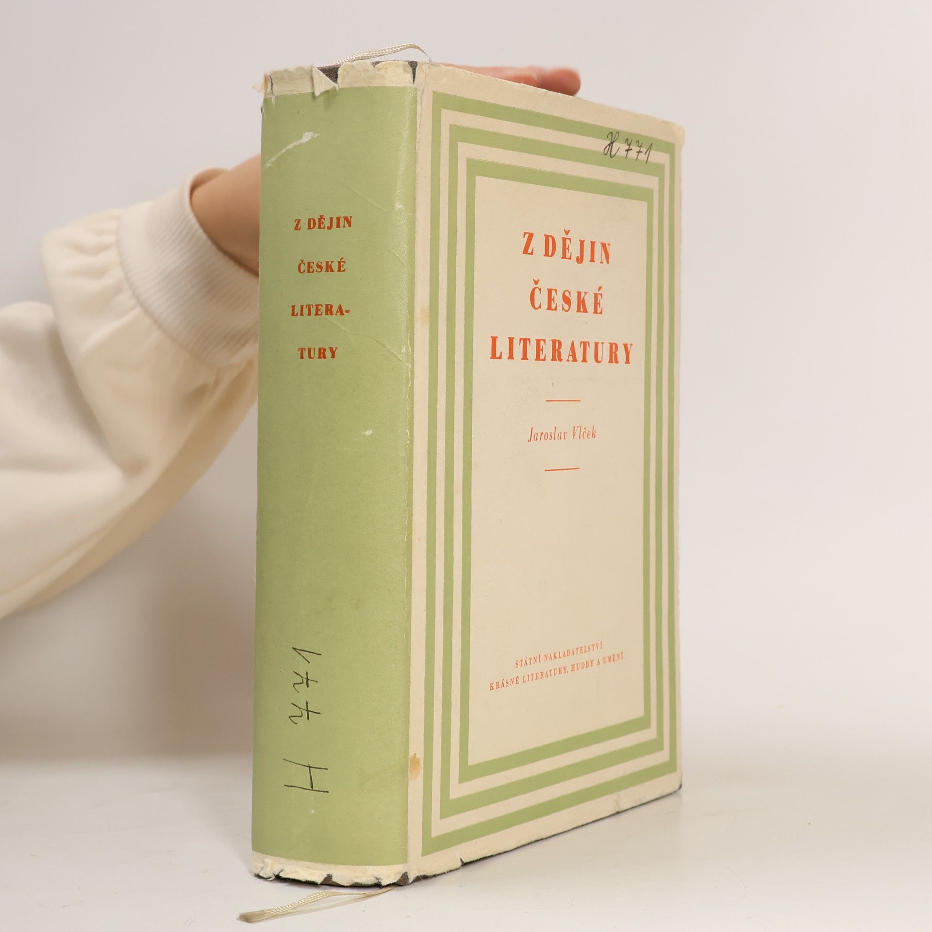 Jaroslav Vlček Z dějin české literatury