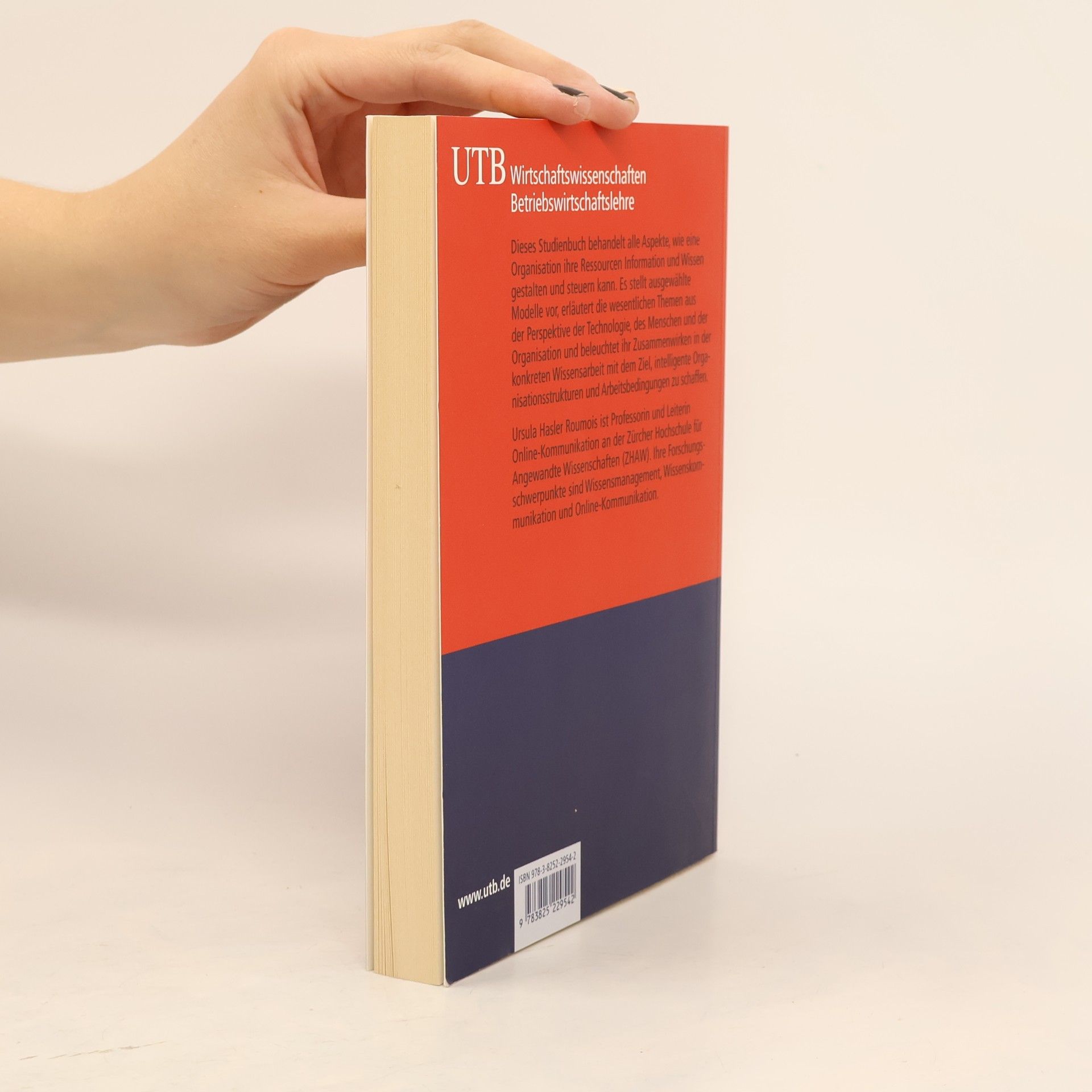 Ursula Hasler Studienbuch Wissensmanagement