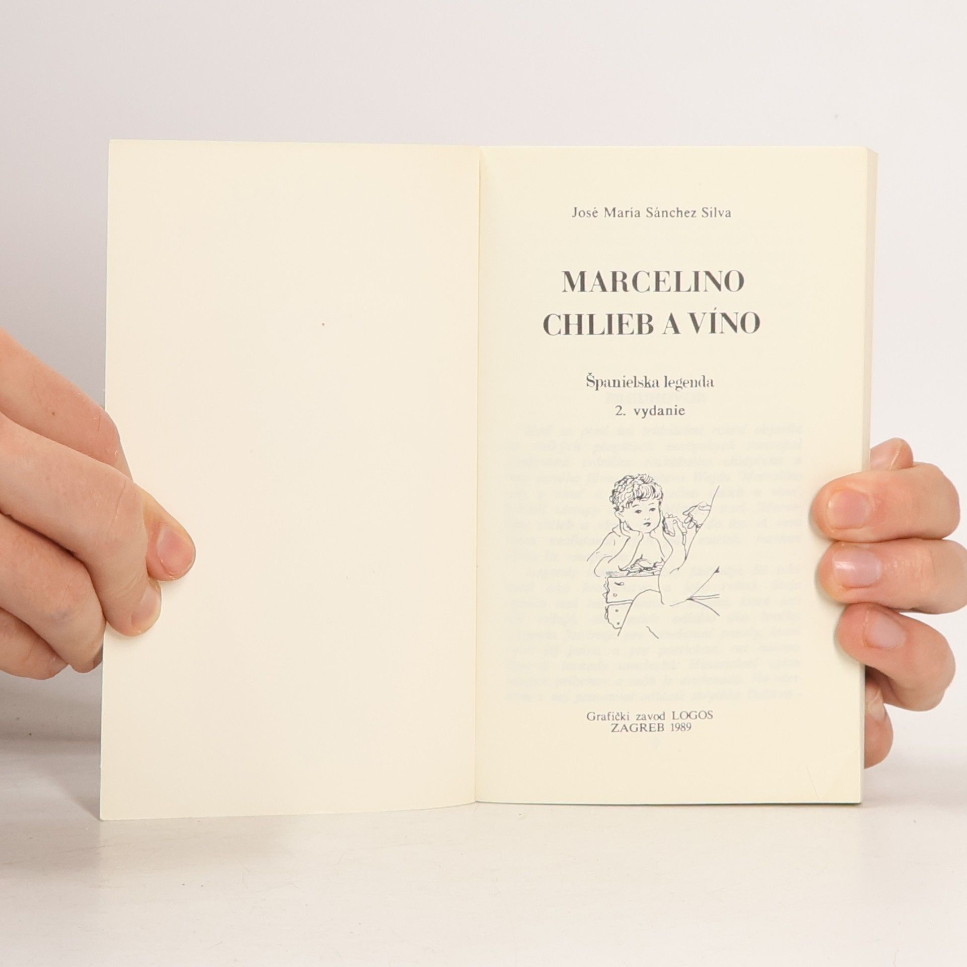 José María Sánchez-Silva Marcelino chlieb a víno