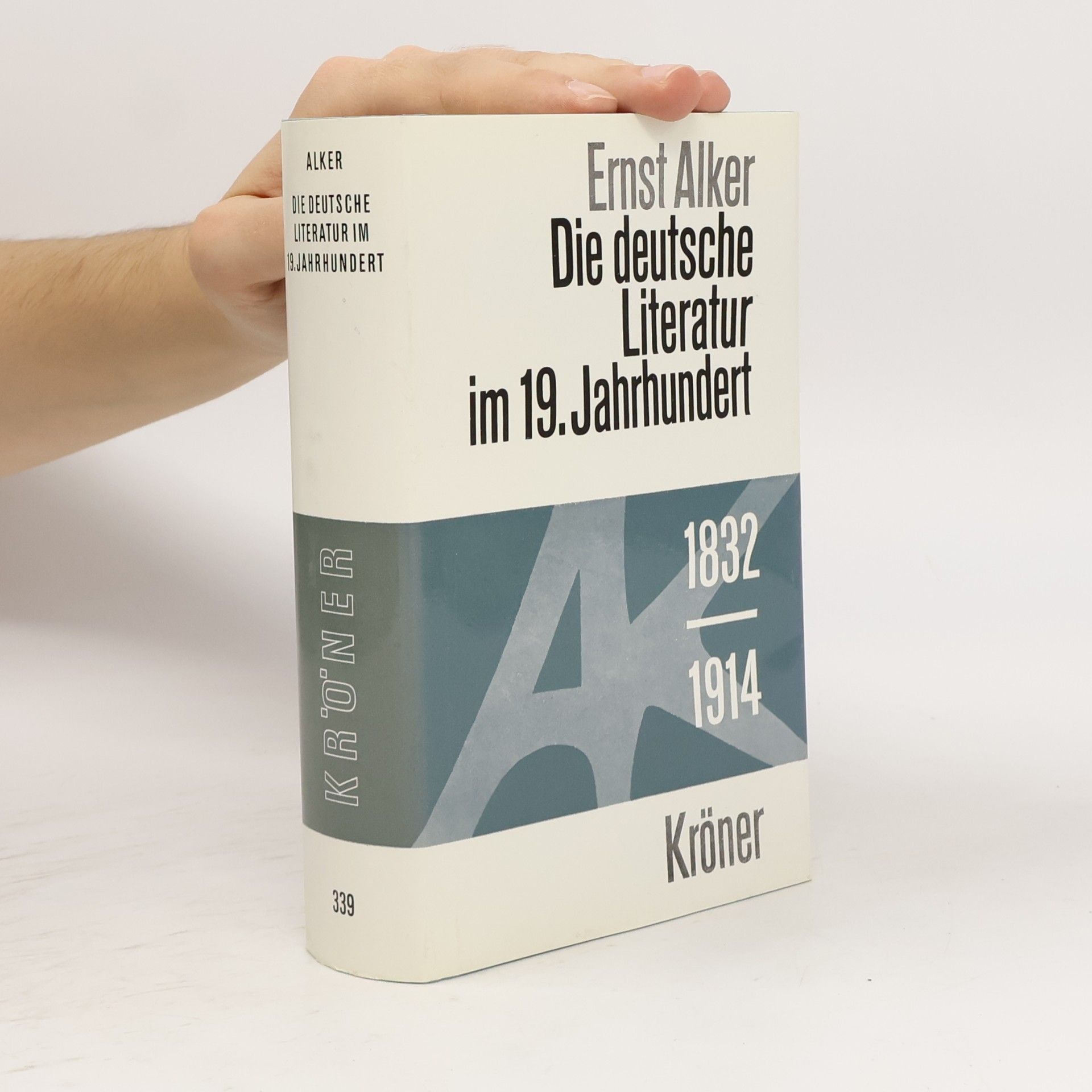 Ernst Alker Die deutsche Literatur im 19. Jahrhundert