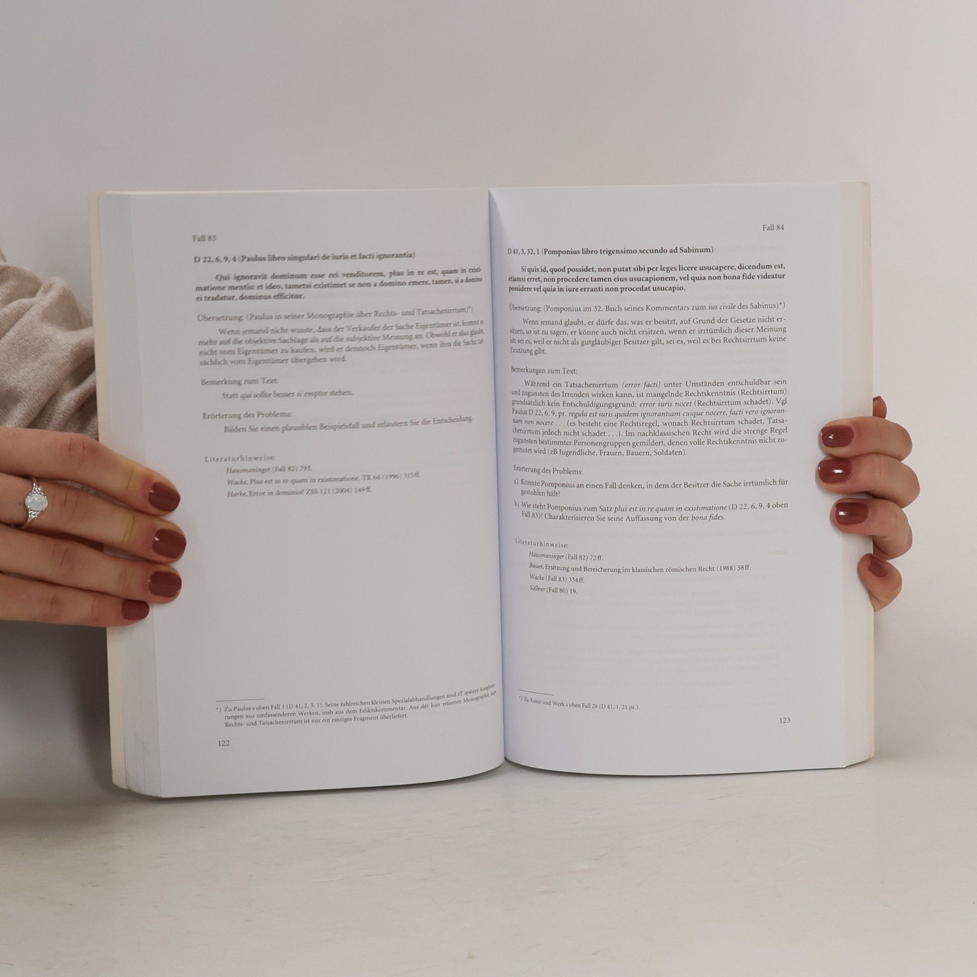 Herbert Hausmaninger Casebook zum römischen Sachenrecht