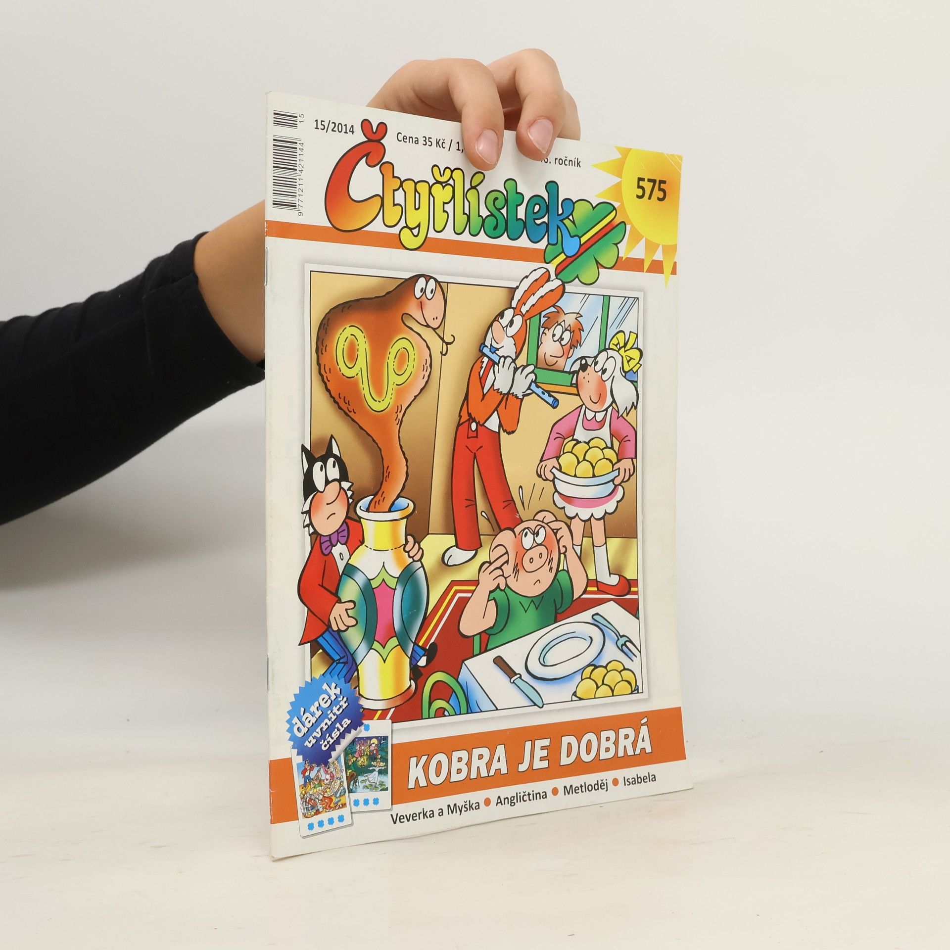Collectif d'auteurs Čtyřlístek 575, 15/2014. Kobra je dobrá