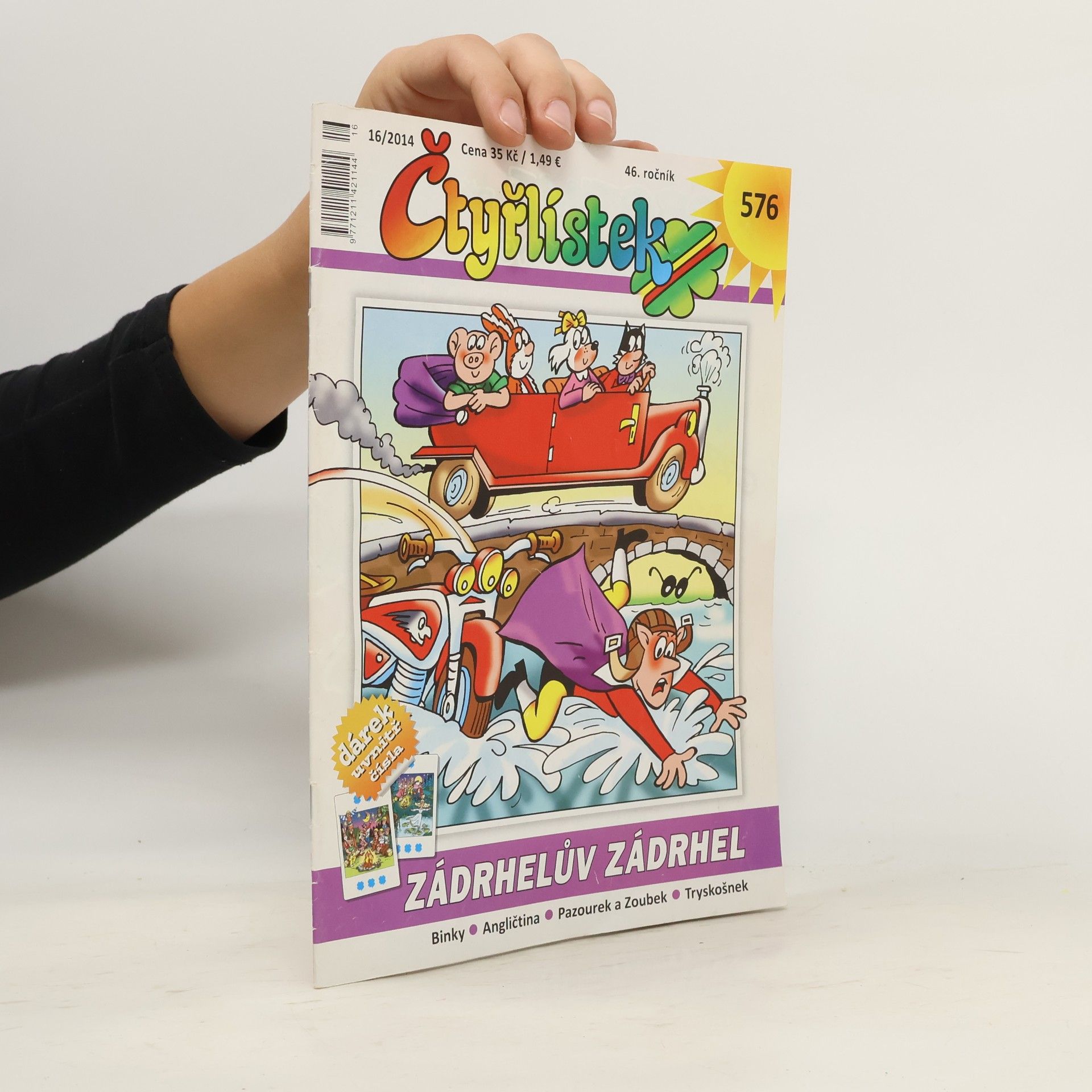 Collectif d'auteurs Čtyřlístek 576. Zádrhelův zádrhel