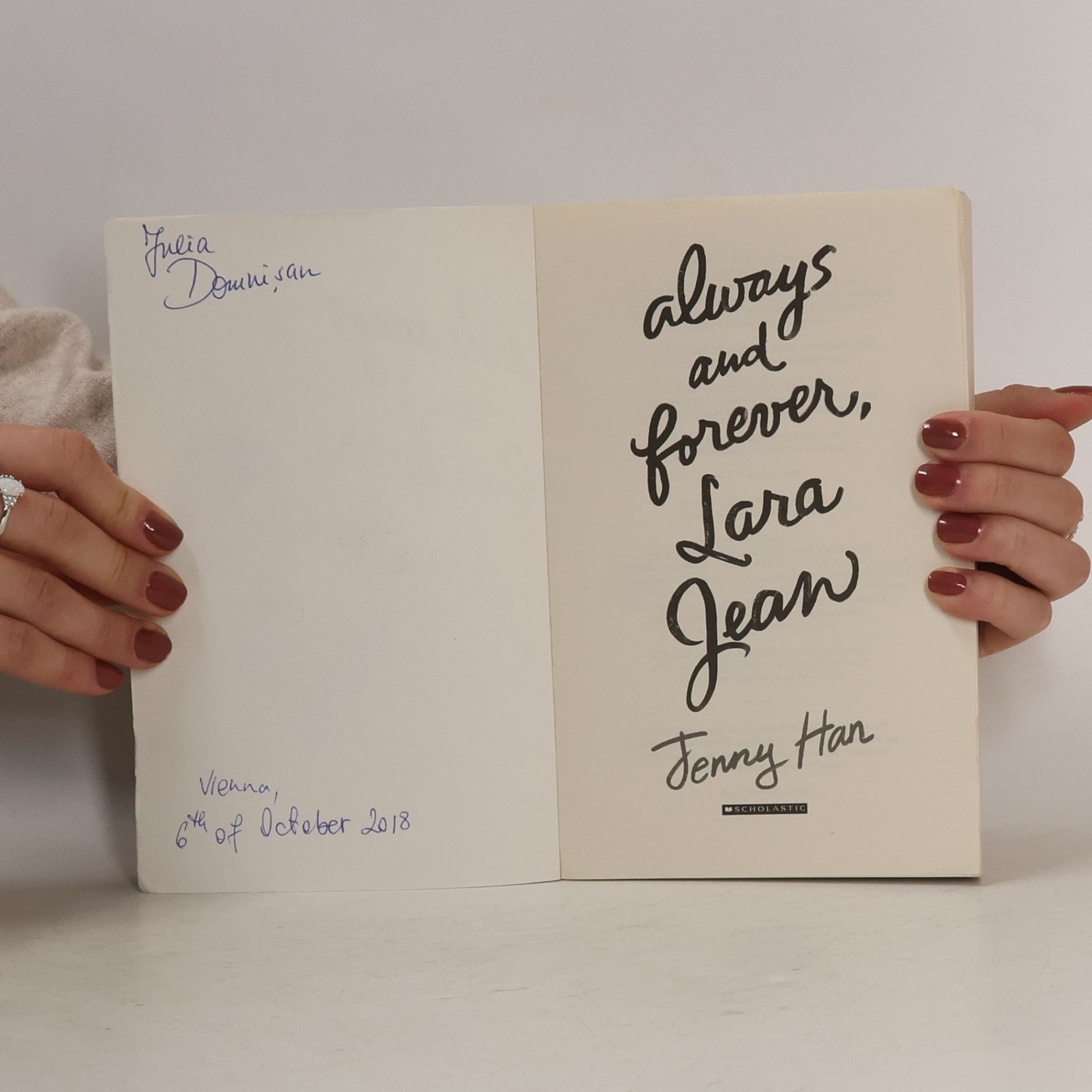 Jenny Han Always and forever, Lara Jean