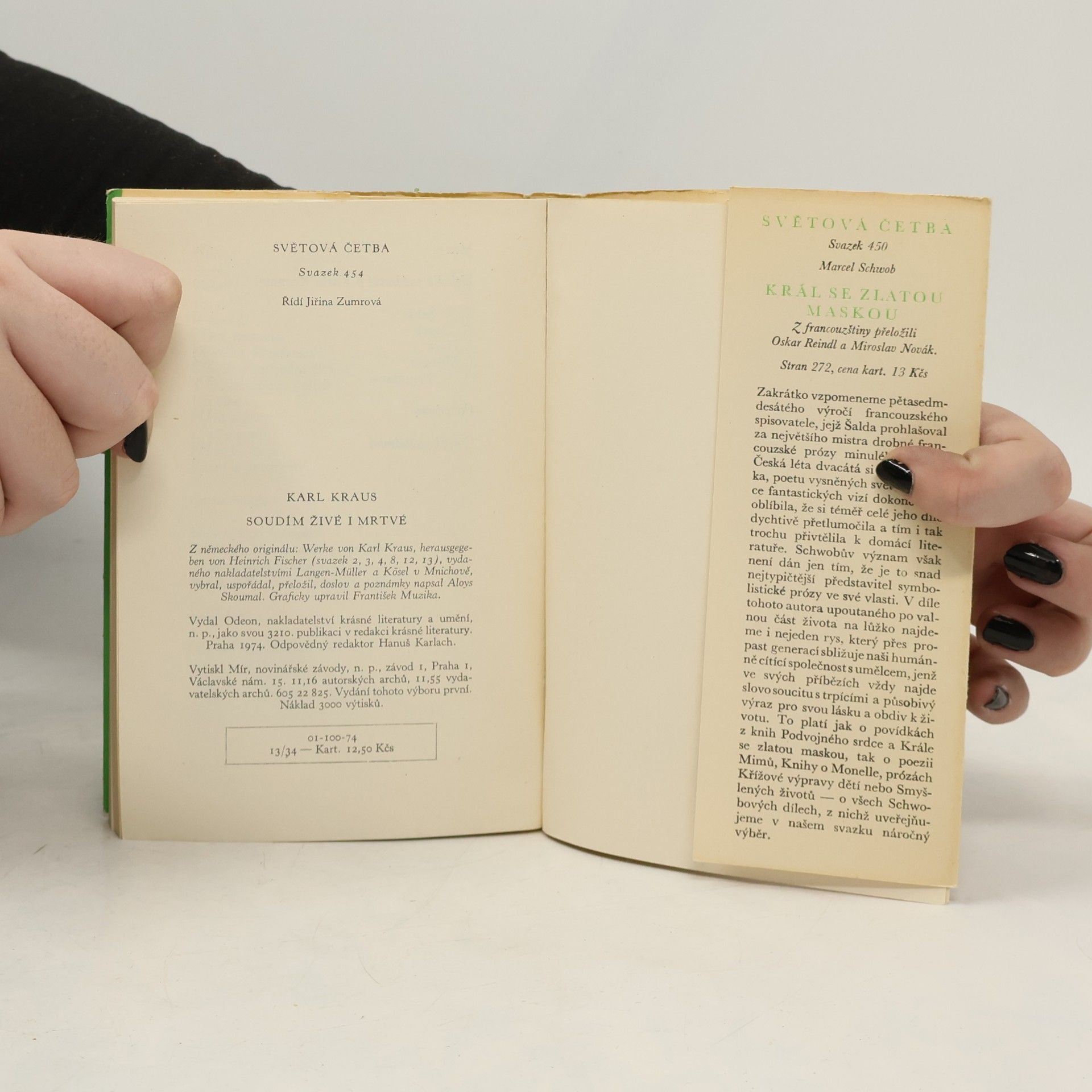 Karl Kraus Soudím živé i mrtvé