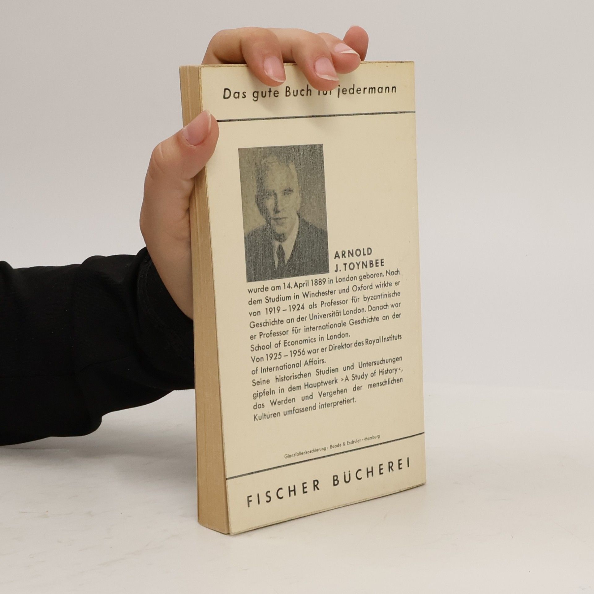 Arnold J. Toynbee Krieg und Kultur