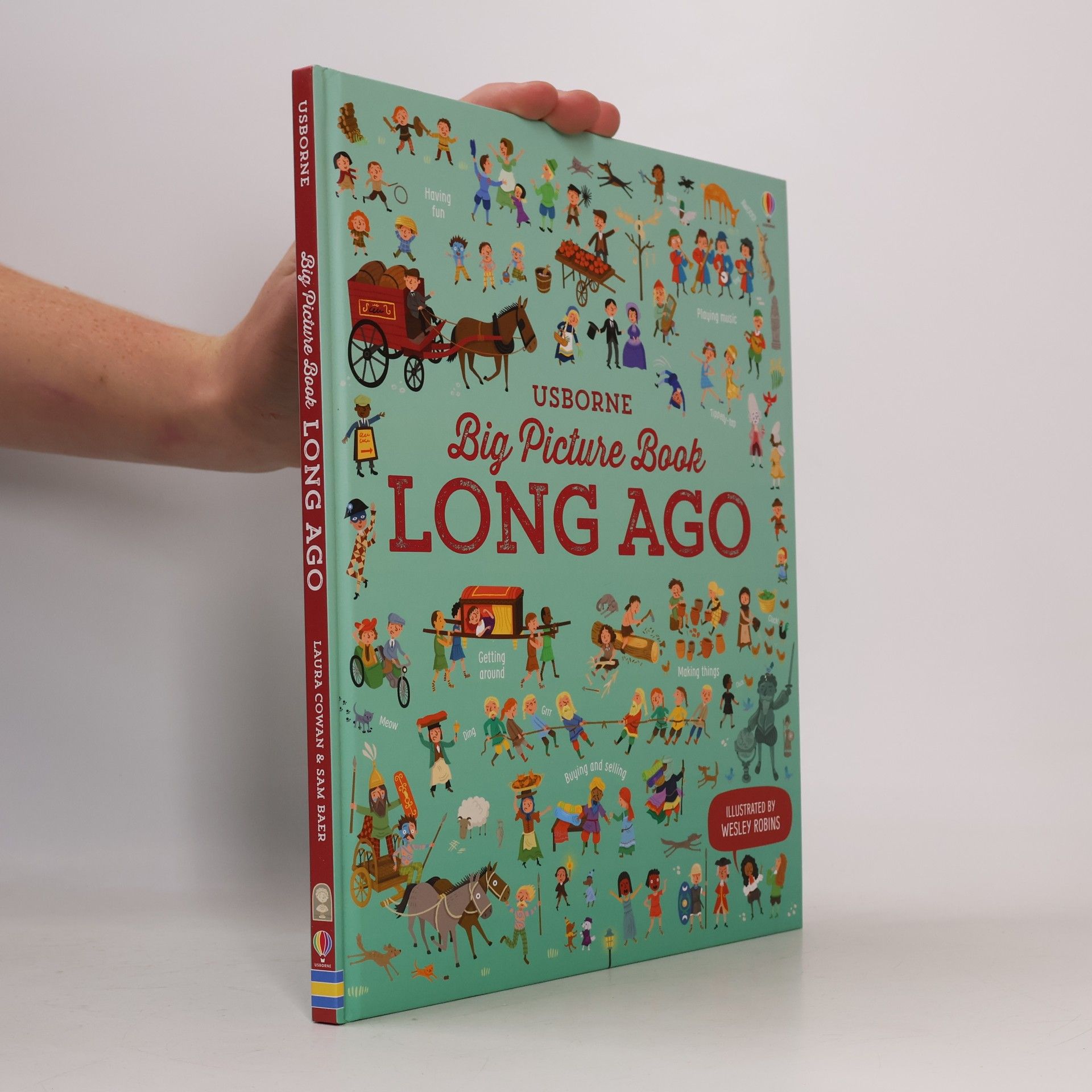 Sam Baer Usborne big picture book. Long ago