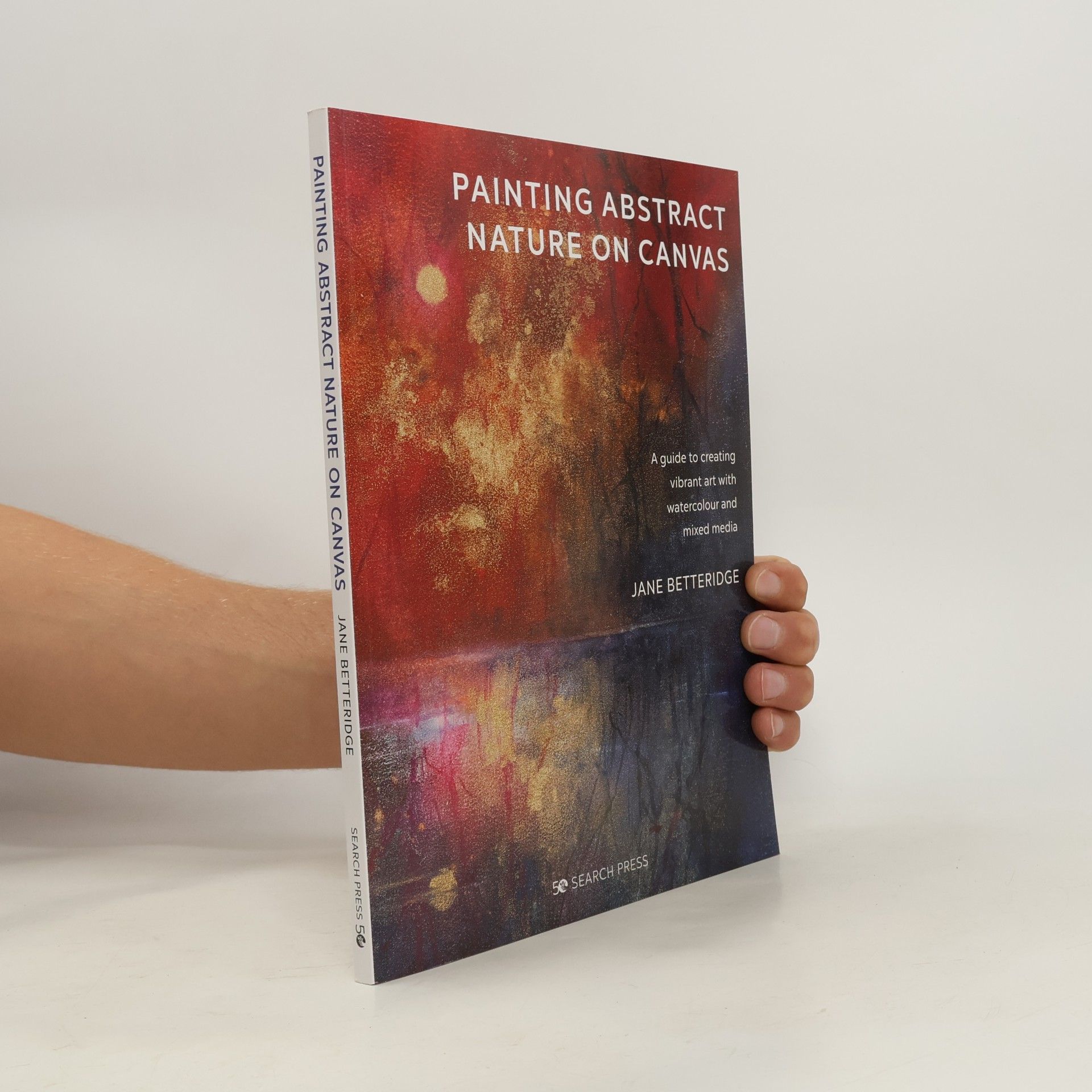 Jane Betteridge Painting Abstract Nature on Canvas