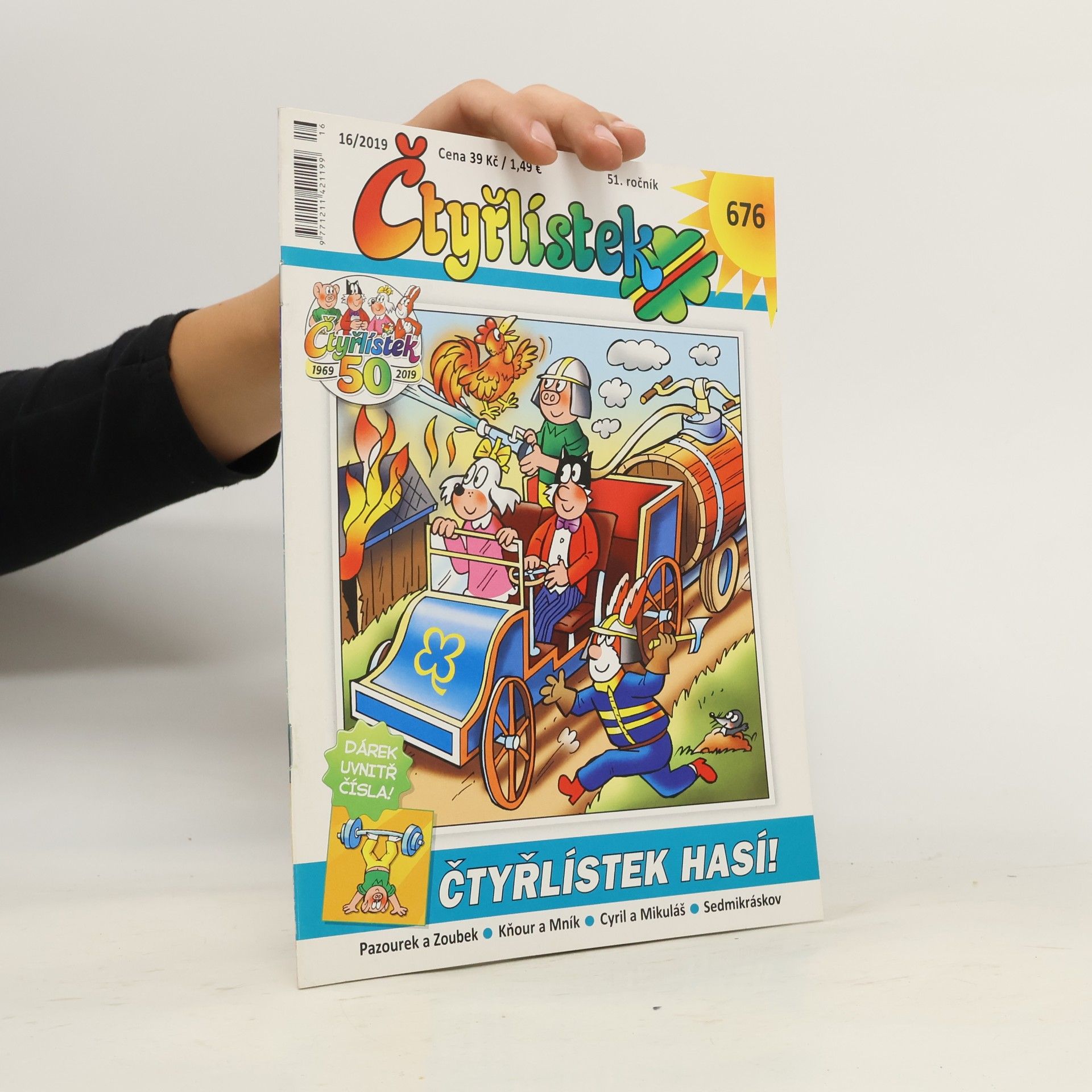 Collectif d'auteurs Čtyřlístek 676. 16/2019