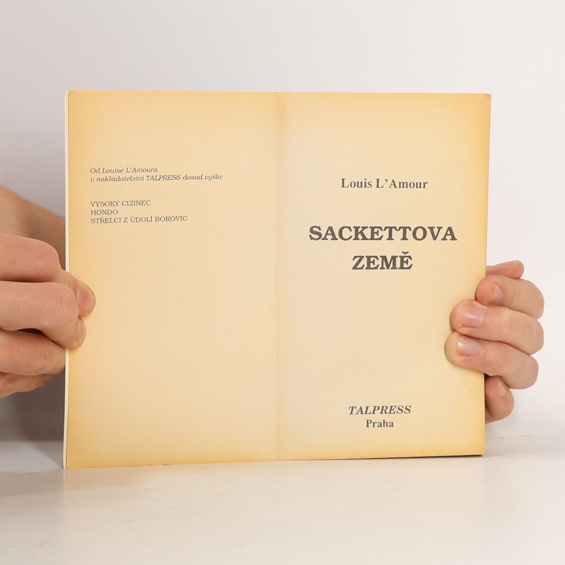 Louis L'Amour Sackettova země