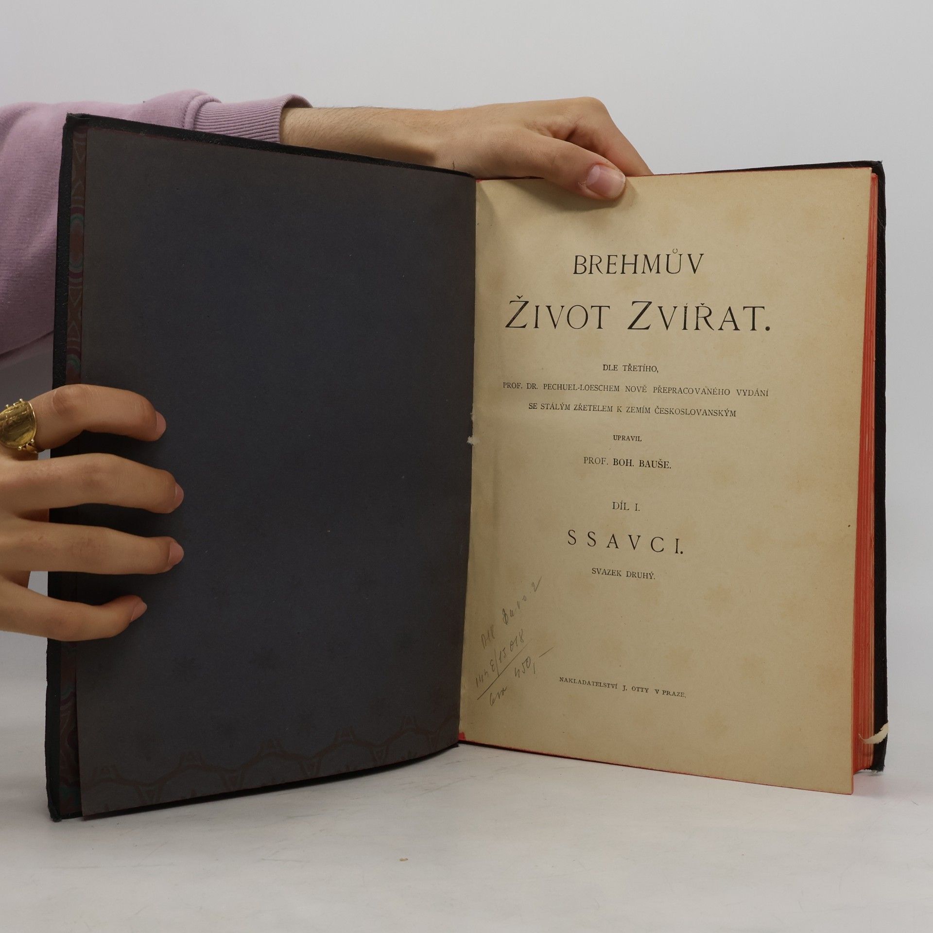 Alfred Edmund Brehm Brehmův Život zvířat. Díl I., Ssavci