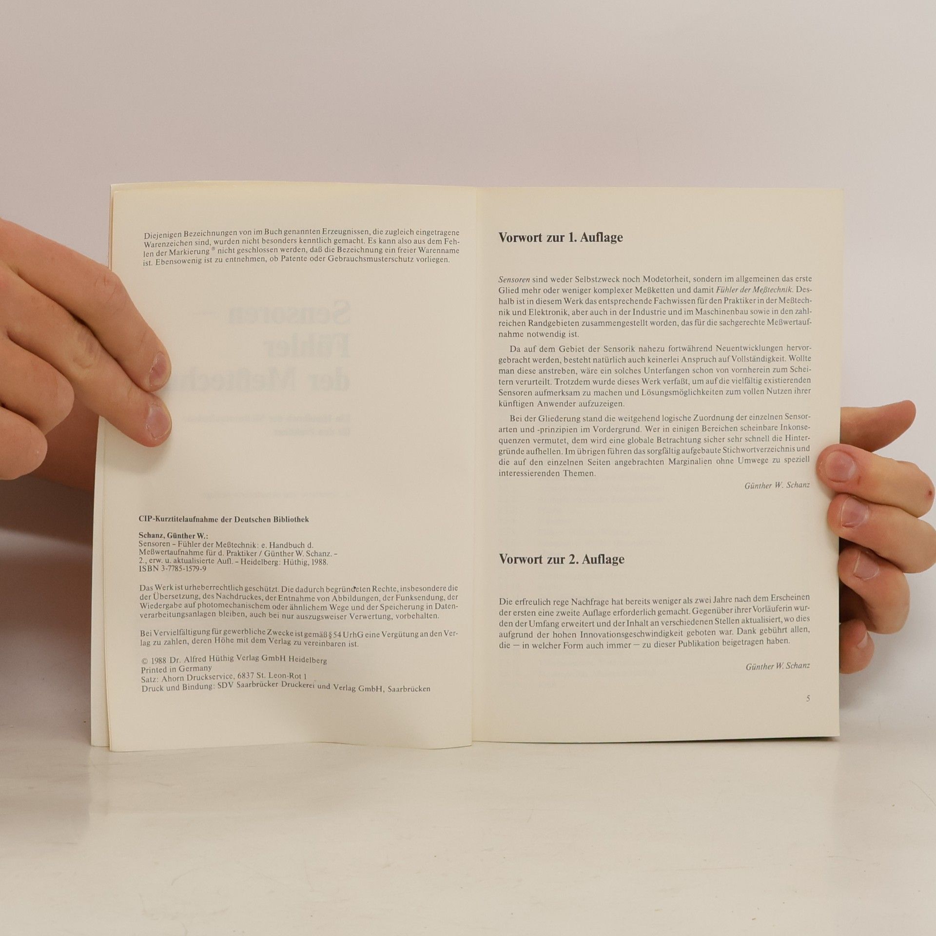 Sensoren - Fühler der Messtechnik. Ein Handbuch der Messwertaufnahme für den Praktiker