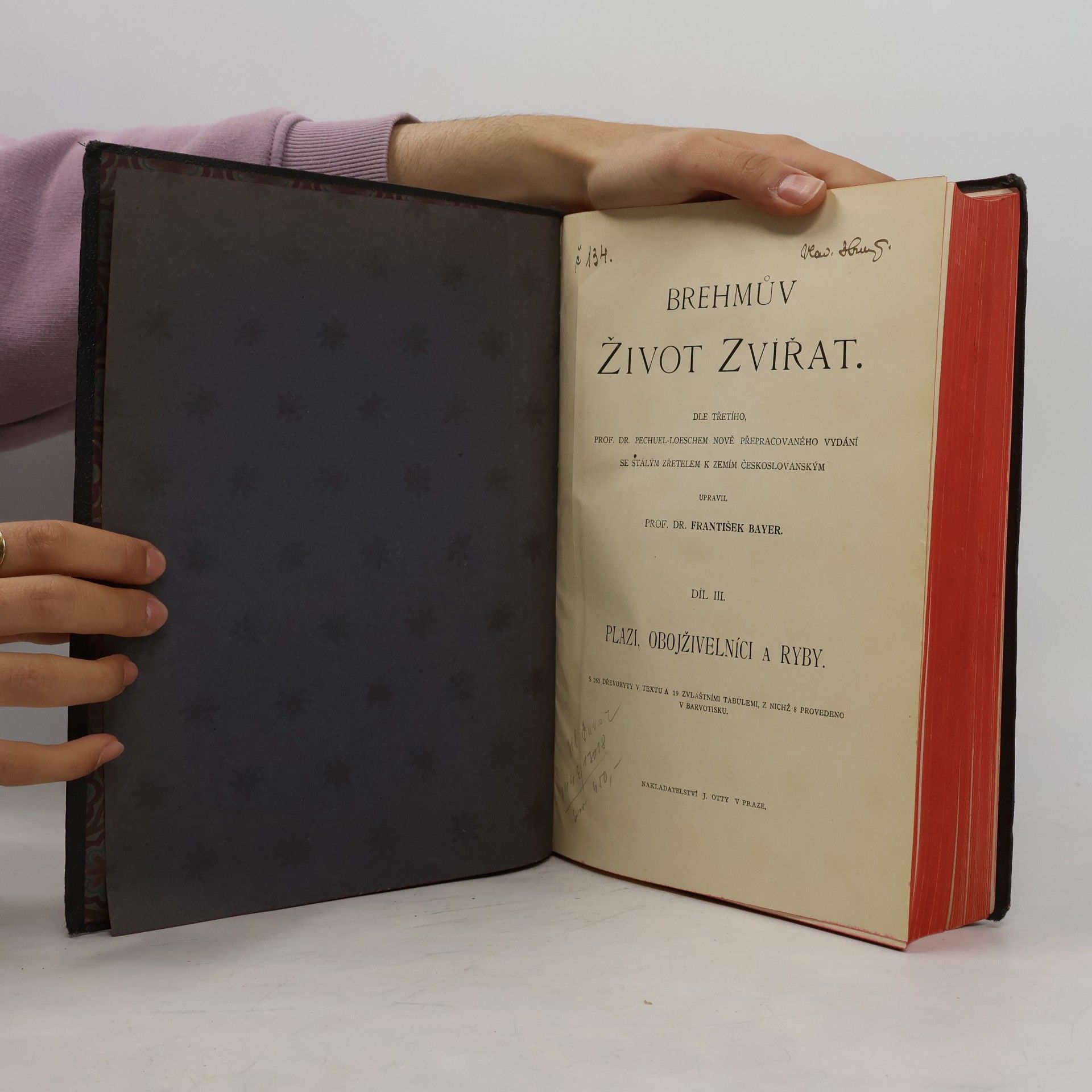 Alfred Edmund Brehm Brehmův život zvířat III. Plazi, obojživelníci a ryby