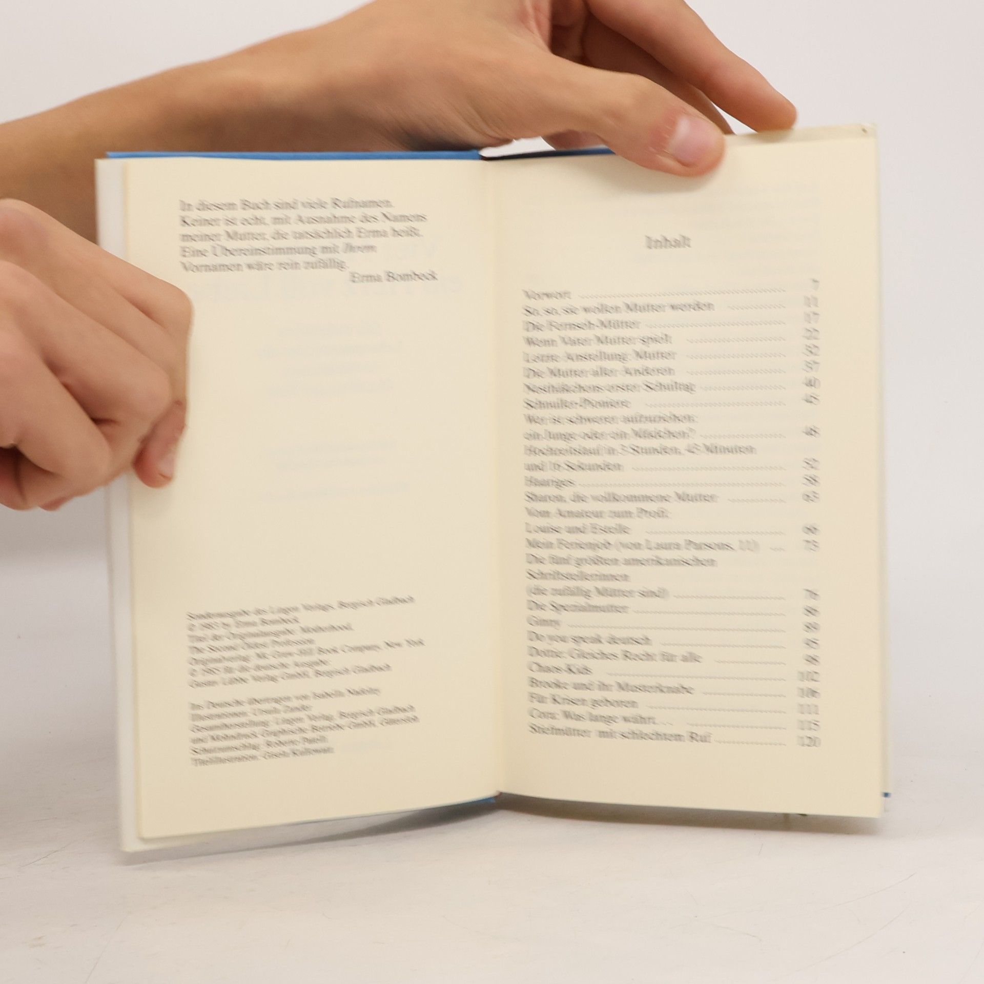 Erma Bombeck Vier Hände und ein Herz voll Liebe