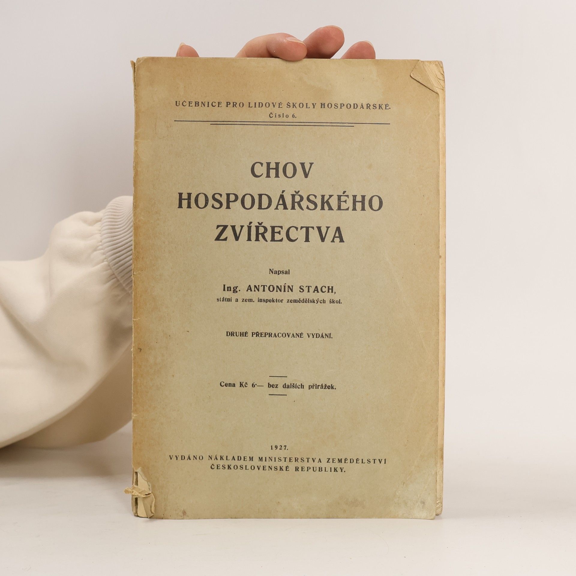 Ing. Antonín Stach CHOV HOSPODÁŘSKÉHO ZVÍŘECTVA