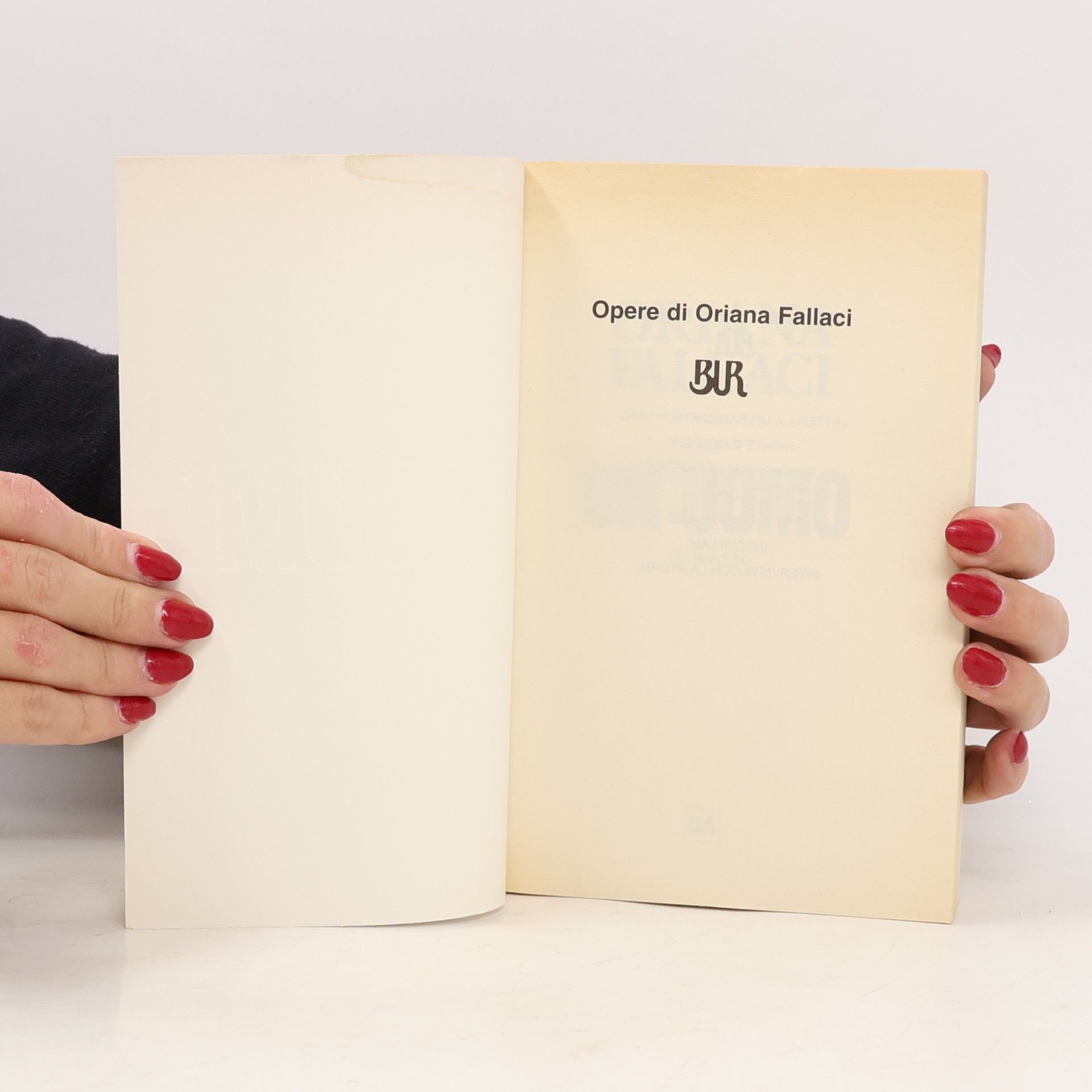 Oriana Fallaci Un uomo