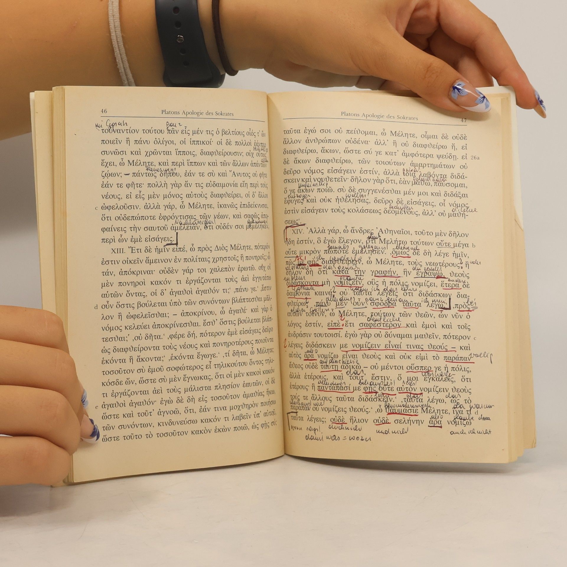 Platón Apologie und Kriton nebst Abschnitten aus Phaidon