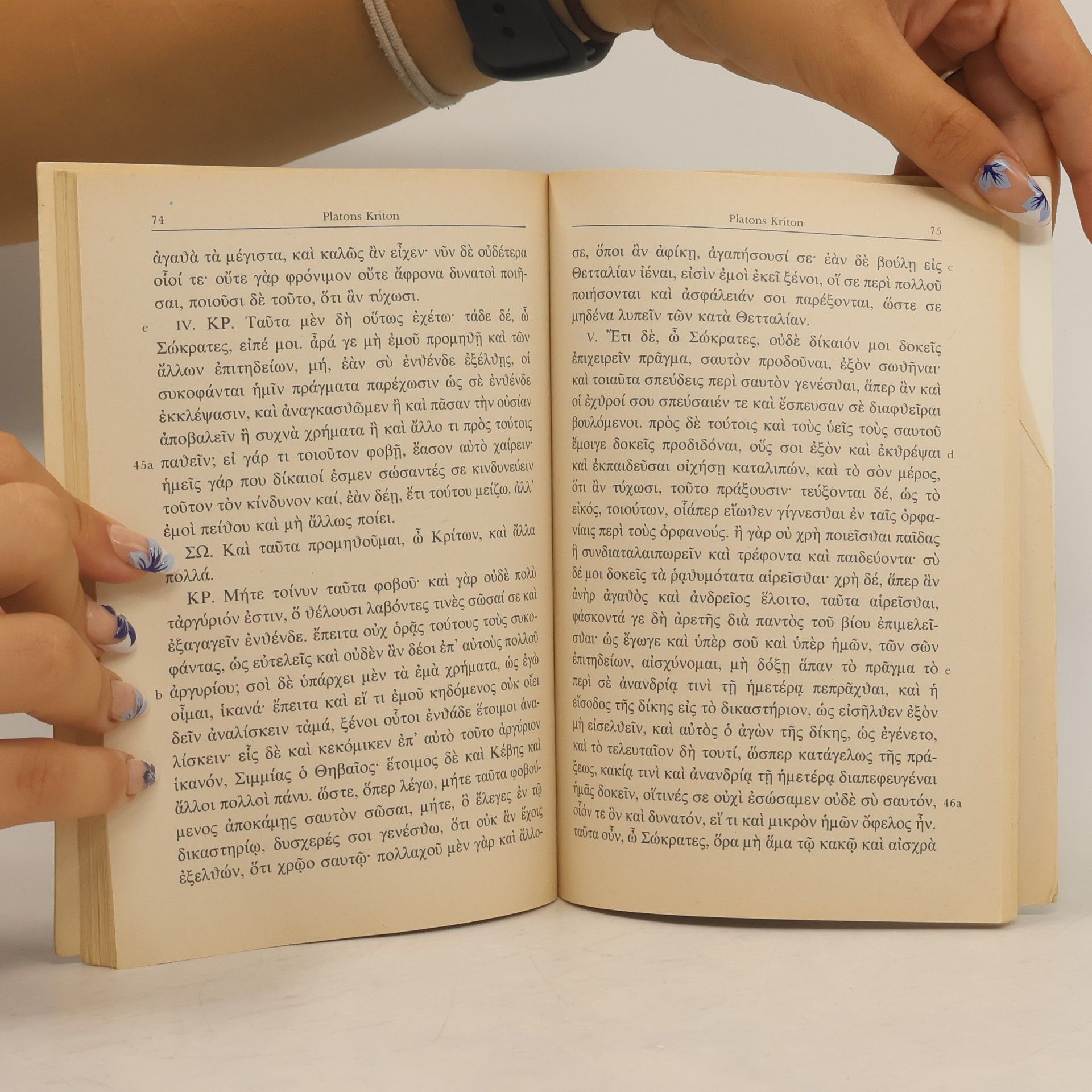 Platón Apologie und Kriton nebst Abschnitten aus Phaidon