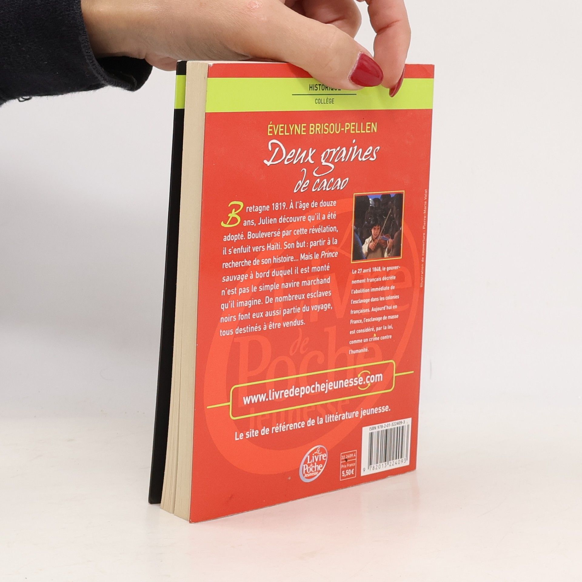 Évelyne Brisou-Pellen Deux graines de cacao