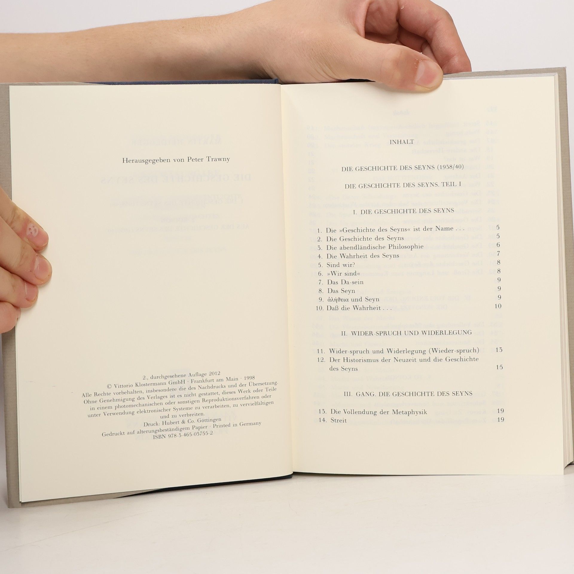 Martin Heidegger Gesamtausgabe: Die Geschichte des Seyns