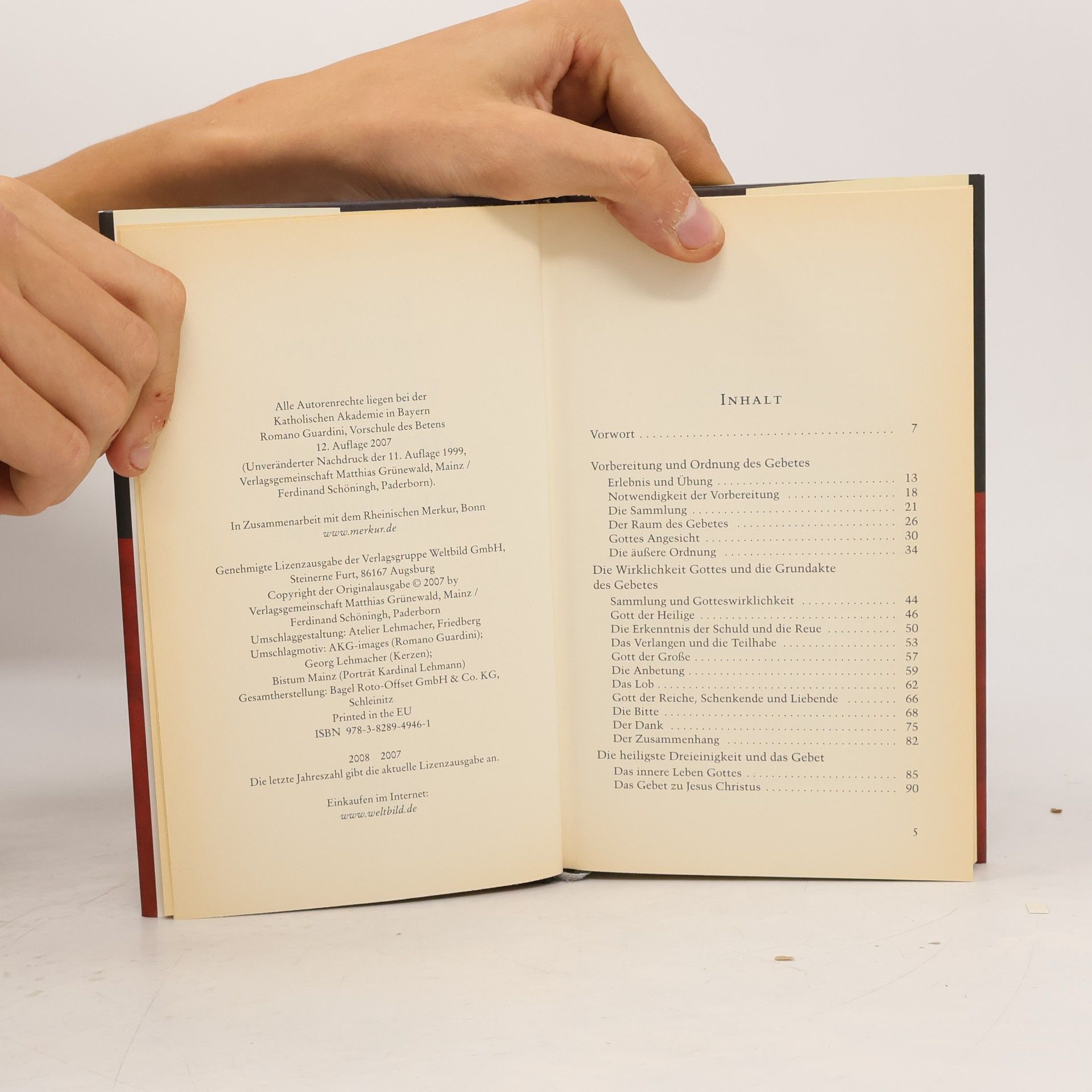 Romano Guardini Vorschule des Betens