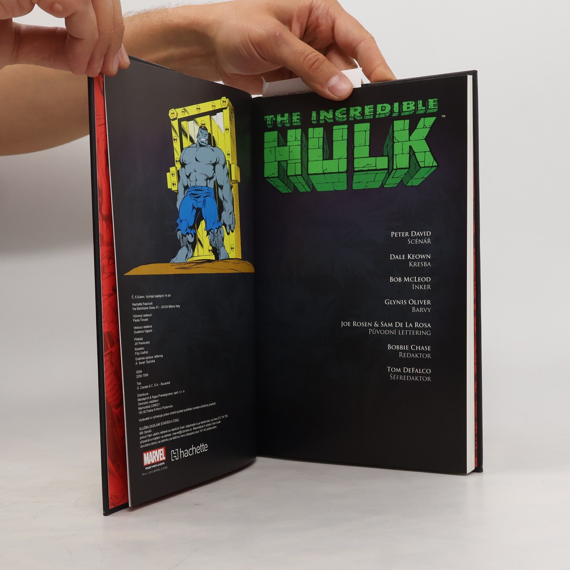 Jiří Pavlovský Ultimátní komiksový komplet Marvel 11. The Incredible Hulk. Tiché výkřiky