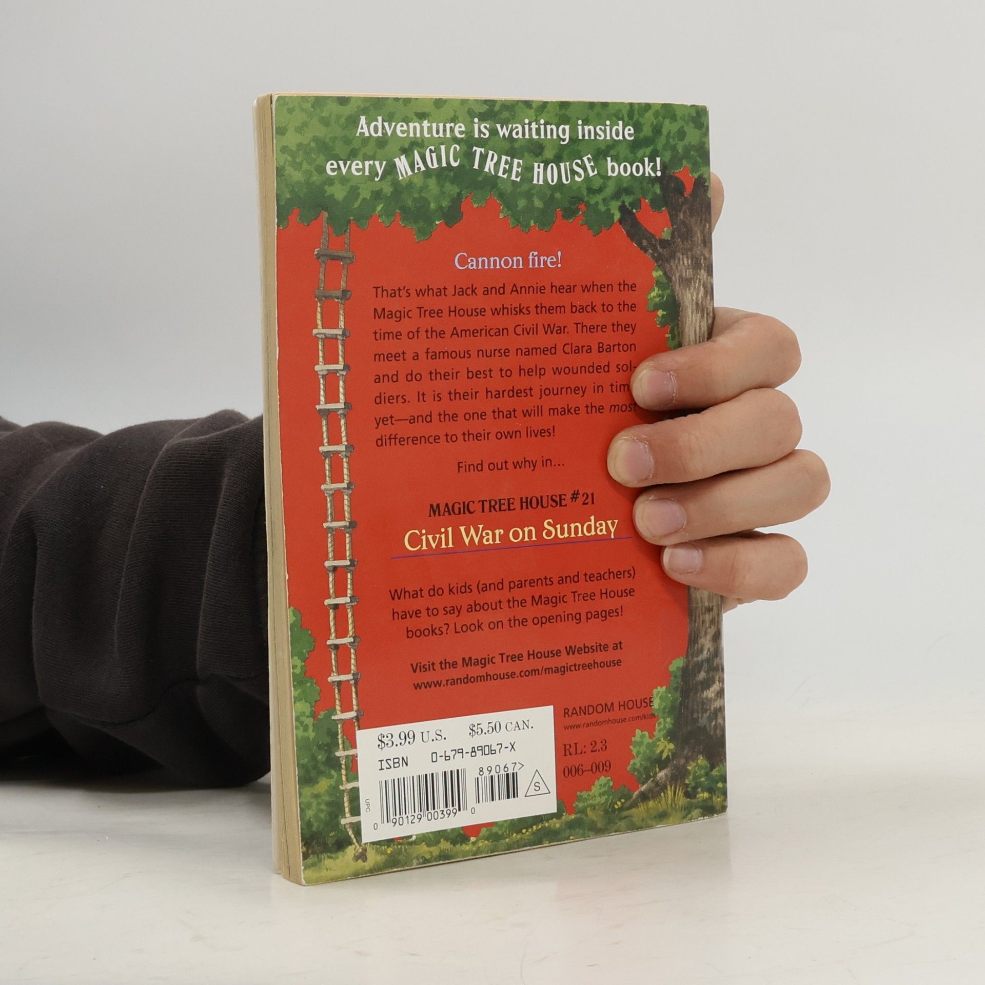 Mary Pope Osborne Magic Tree House 21 Civil War On Sunday