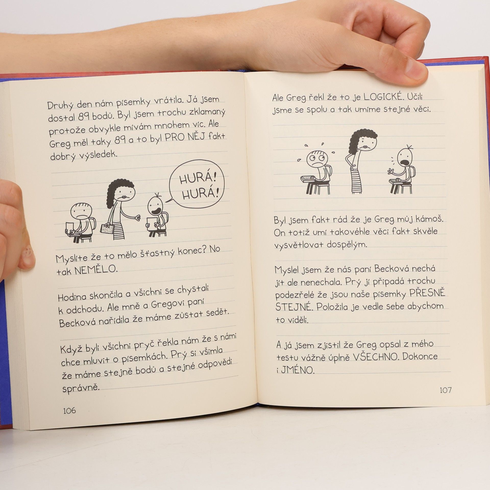 Jeff Kinney Deník báječného kamaráda. Píše Rowley Jefferson