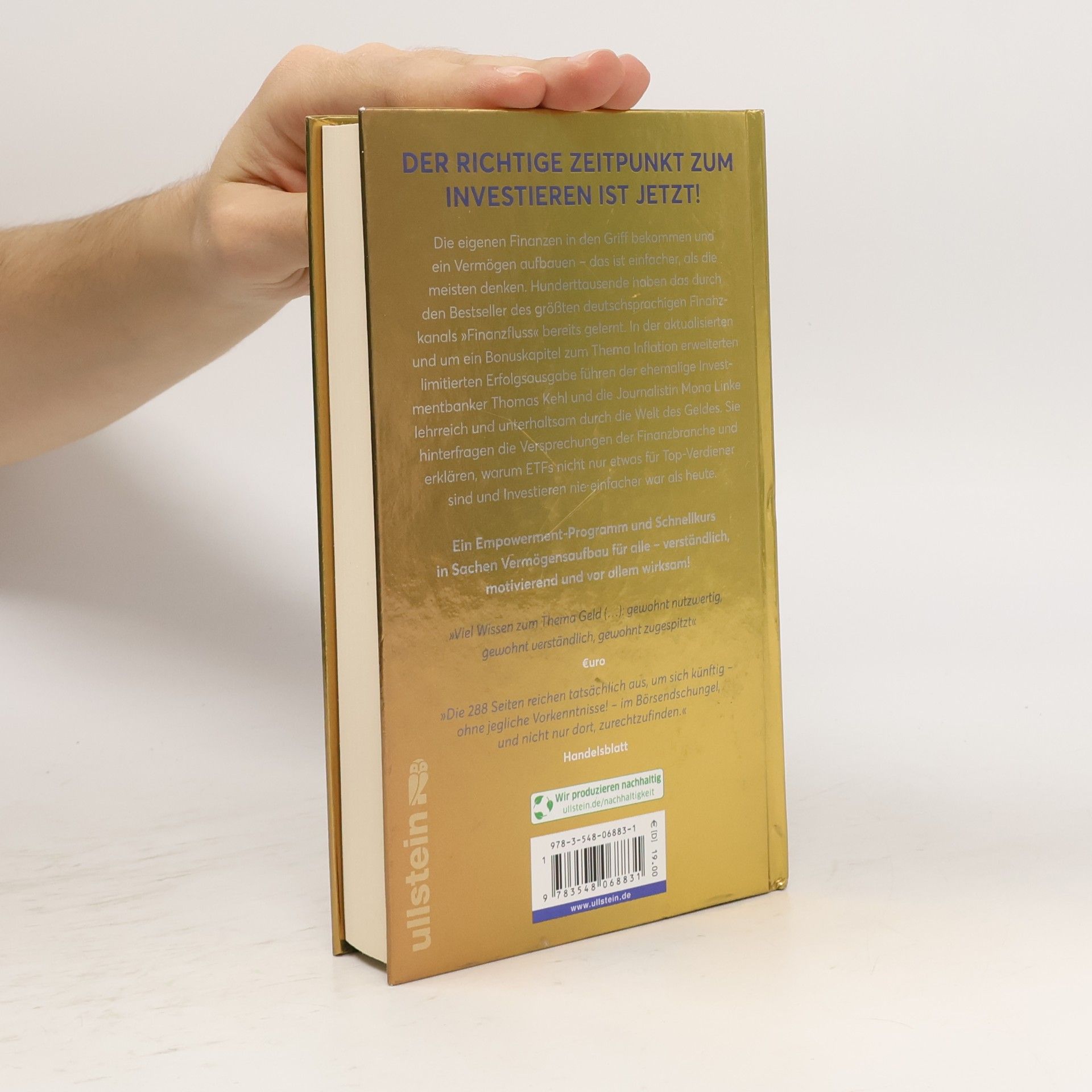 Thomas Kehl Das einzige Buch, das Du über Finanzen lesen solltest – limitierte GOLD EDITION