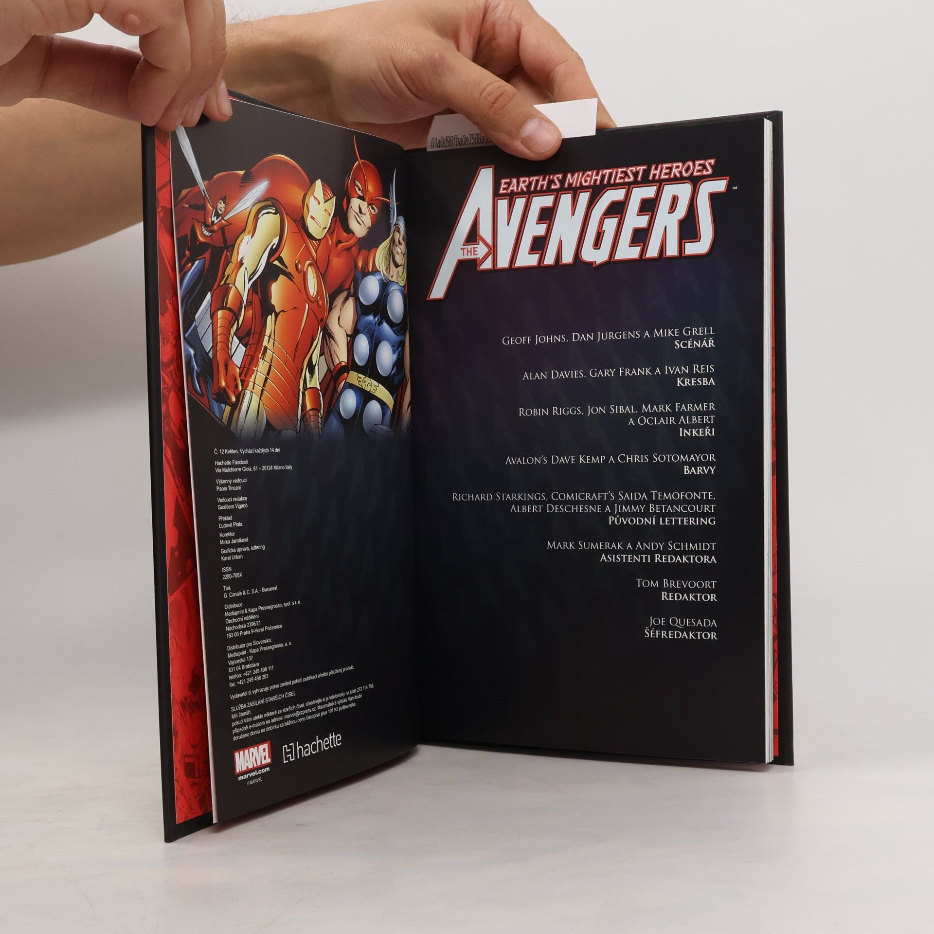 Geoff Johns Ultimátní komiksový komplet 28. Avengers. Na ostří nože
